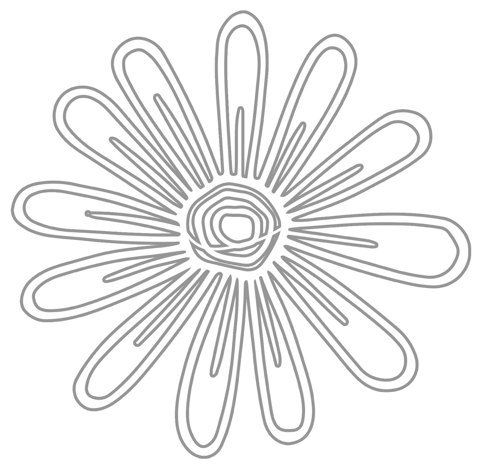 Wanddekoobjekt Petal Line Wanddekoration, Florale Dekoration, Minimalistischer Stil