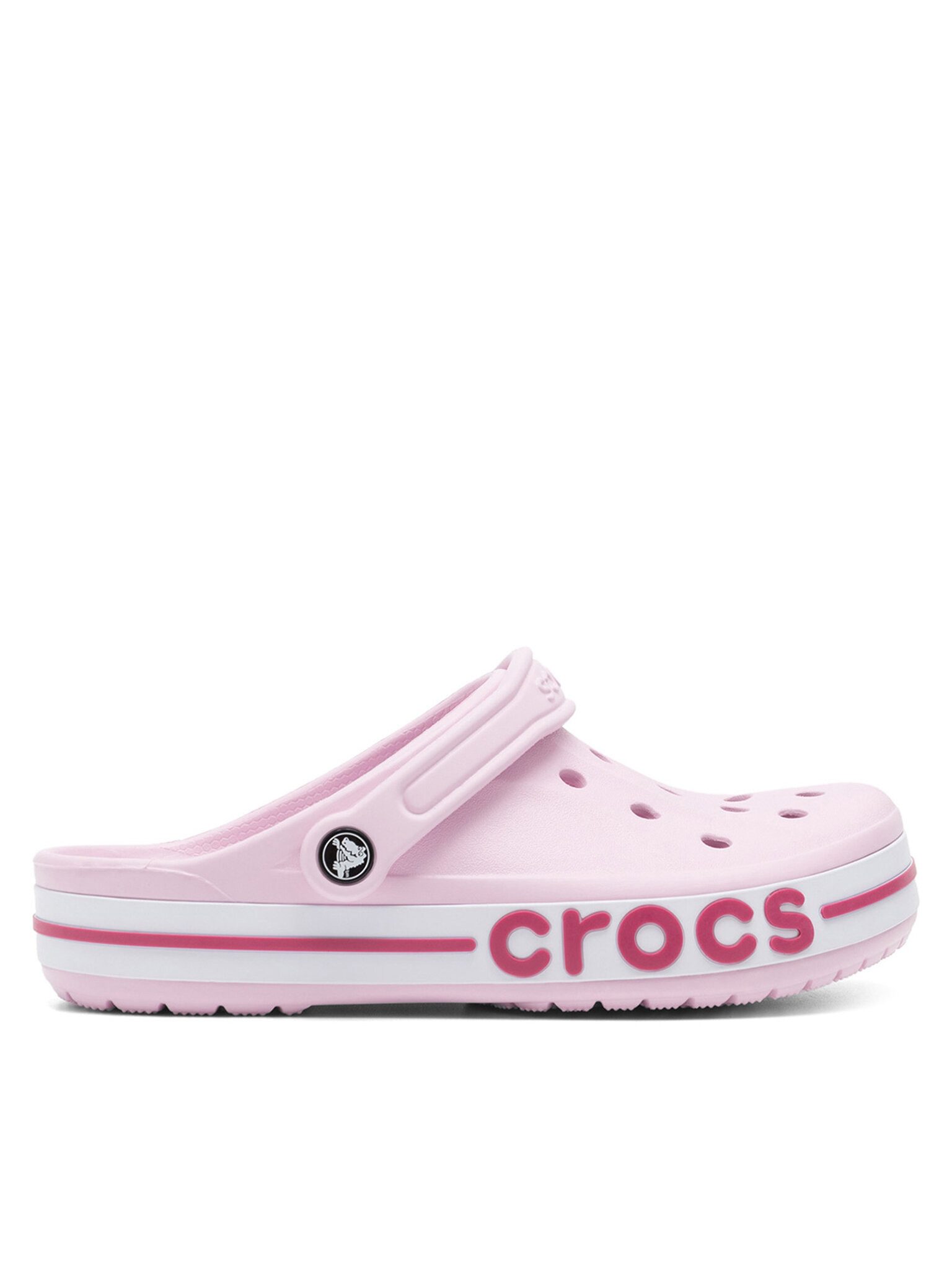 Crocs Crocs Damen Flip-Flops Crocs-BAYABAND CLOG 205089-6TG Rosa Rosa Badep günstig online kaufen