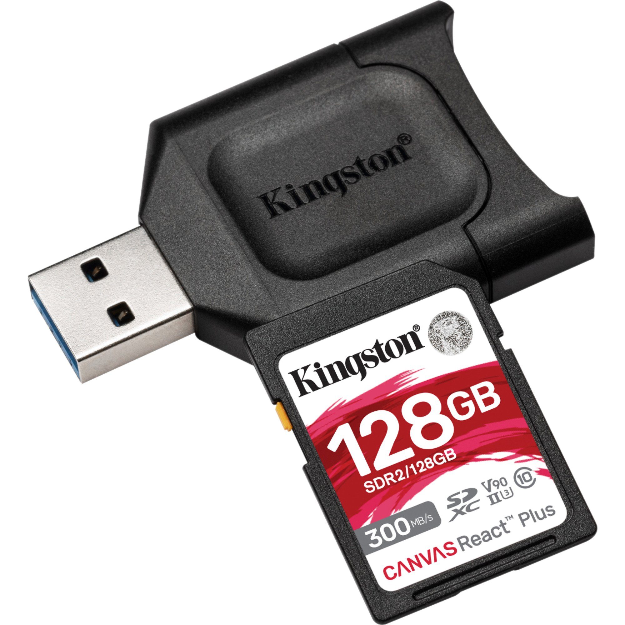 Kingston »Canvas React Plus 128 GB SDXC« Speicherkarte (128 GB GB ...