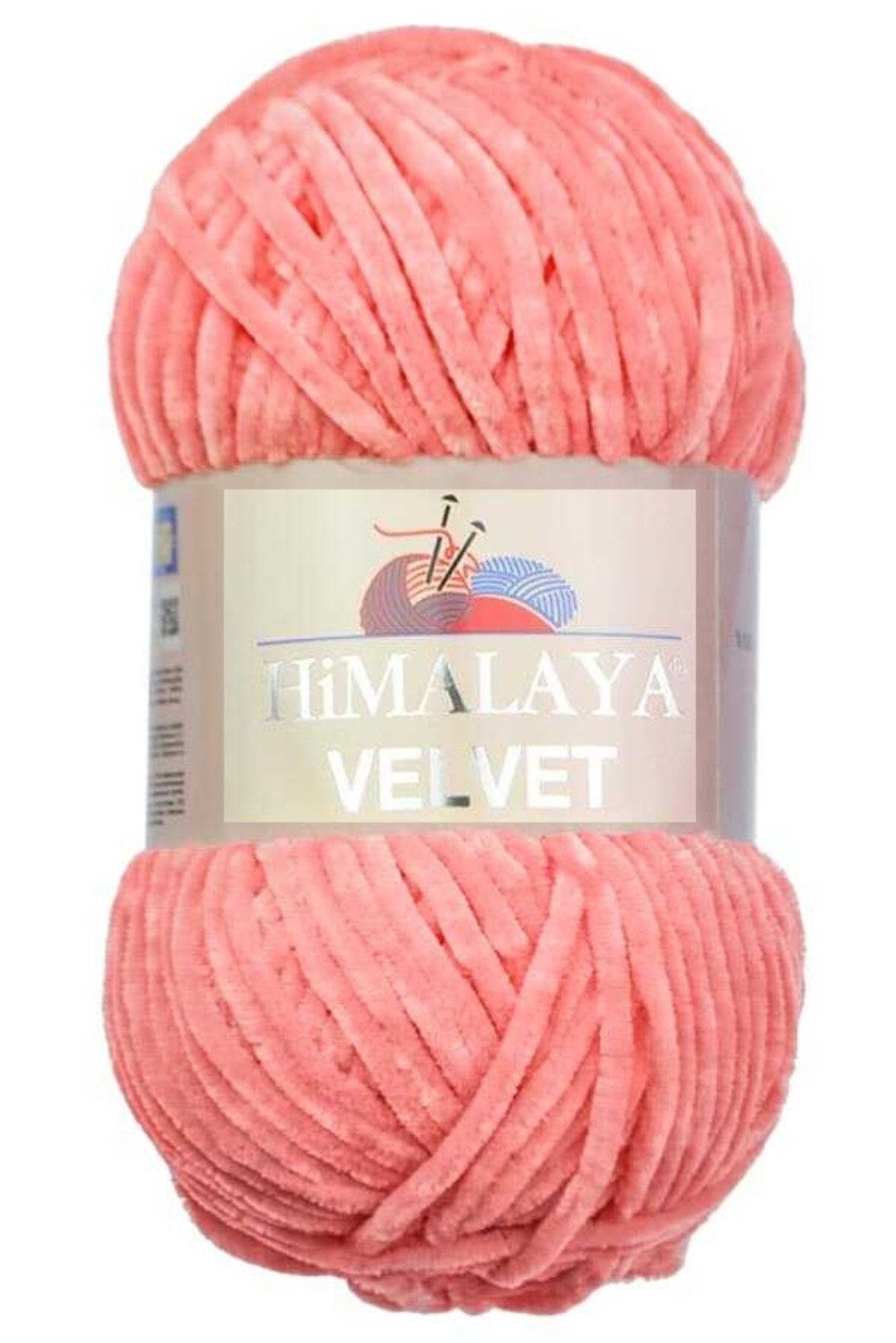 Himalaya Velvet Wolle - 100% Micro-Polyester, 100g/120m, Stärke 6 Super Bulky Häkelwolle, 120 m (Einzel-Pack, 1-St), Superbauschiges Chenille Garn