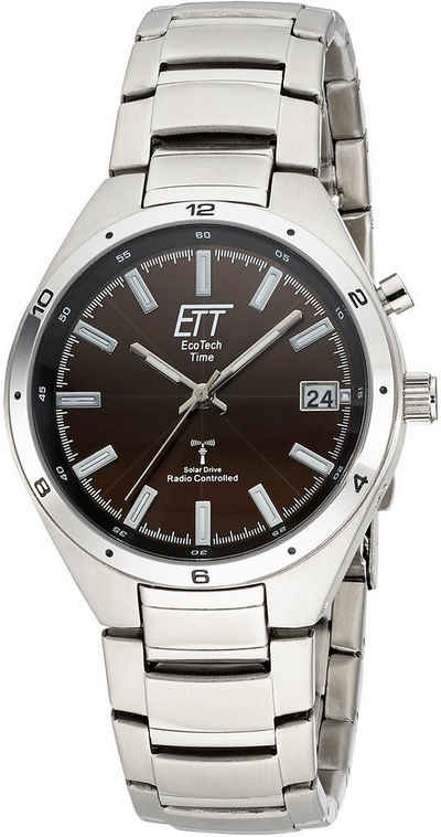 ETT Funkuhr Altai, EGS-11441-21M, Armbanduhr, Herrenuhr, Datum, Solar