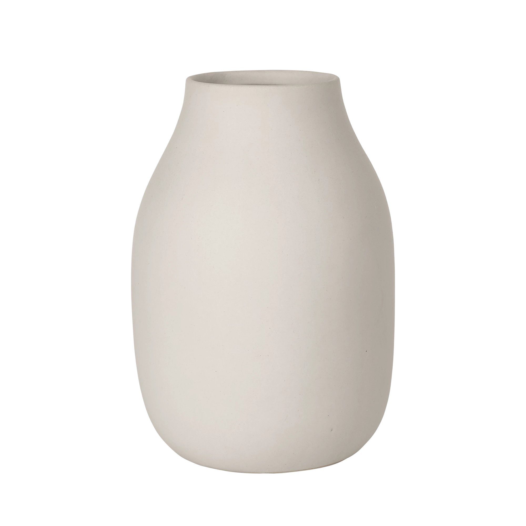 blomus Dekovase -COLORA- Vase: Handgefertigte Eleganz mit matter Oberfläche, Handgefertigt, Keramik & Porzellan, Matt, Schutznoppen, Zeitloses Design