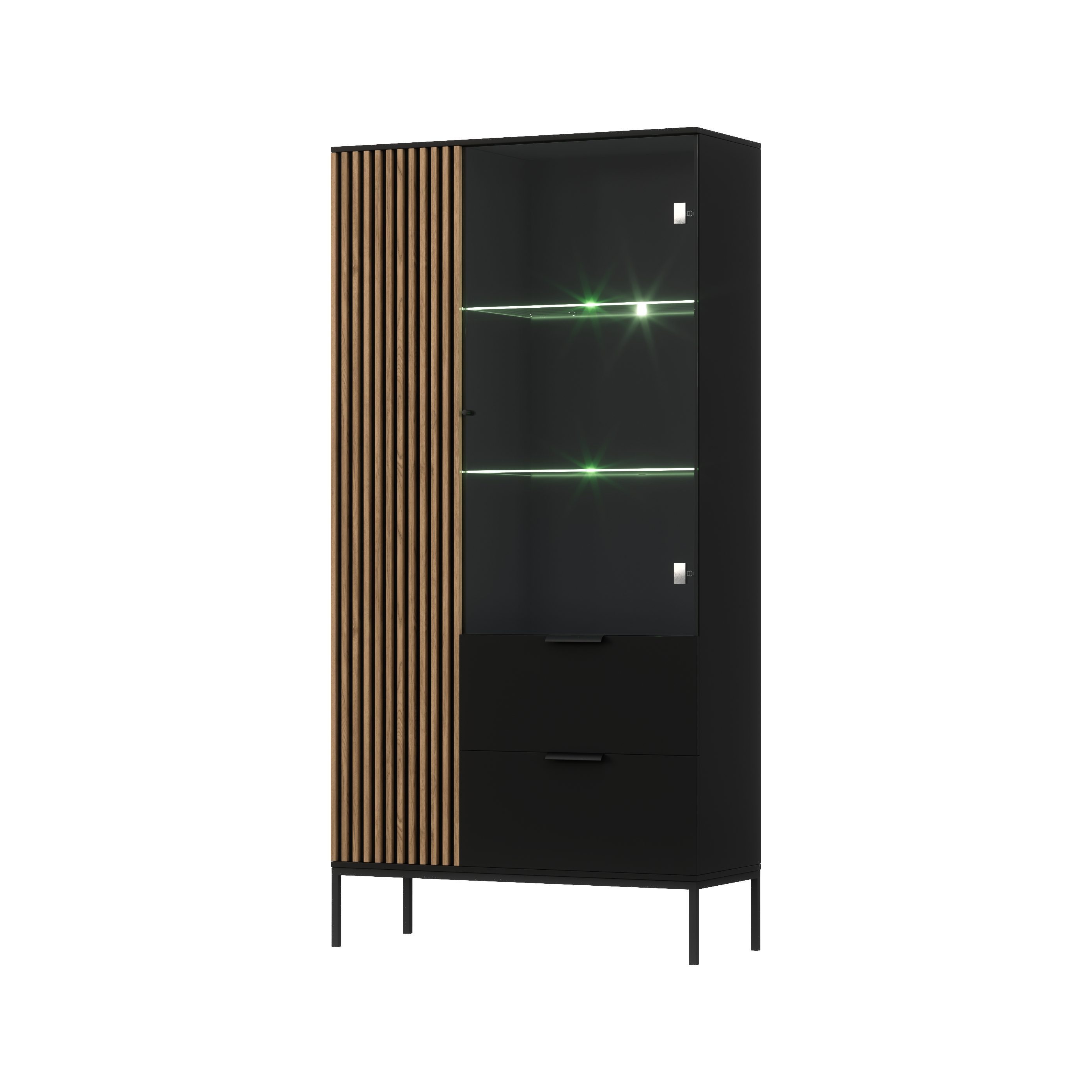 MOEBLO Vitrine Meteor (Schrank für Wohnzimmer günstig online kaufen