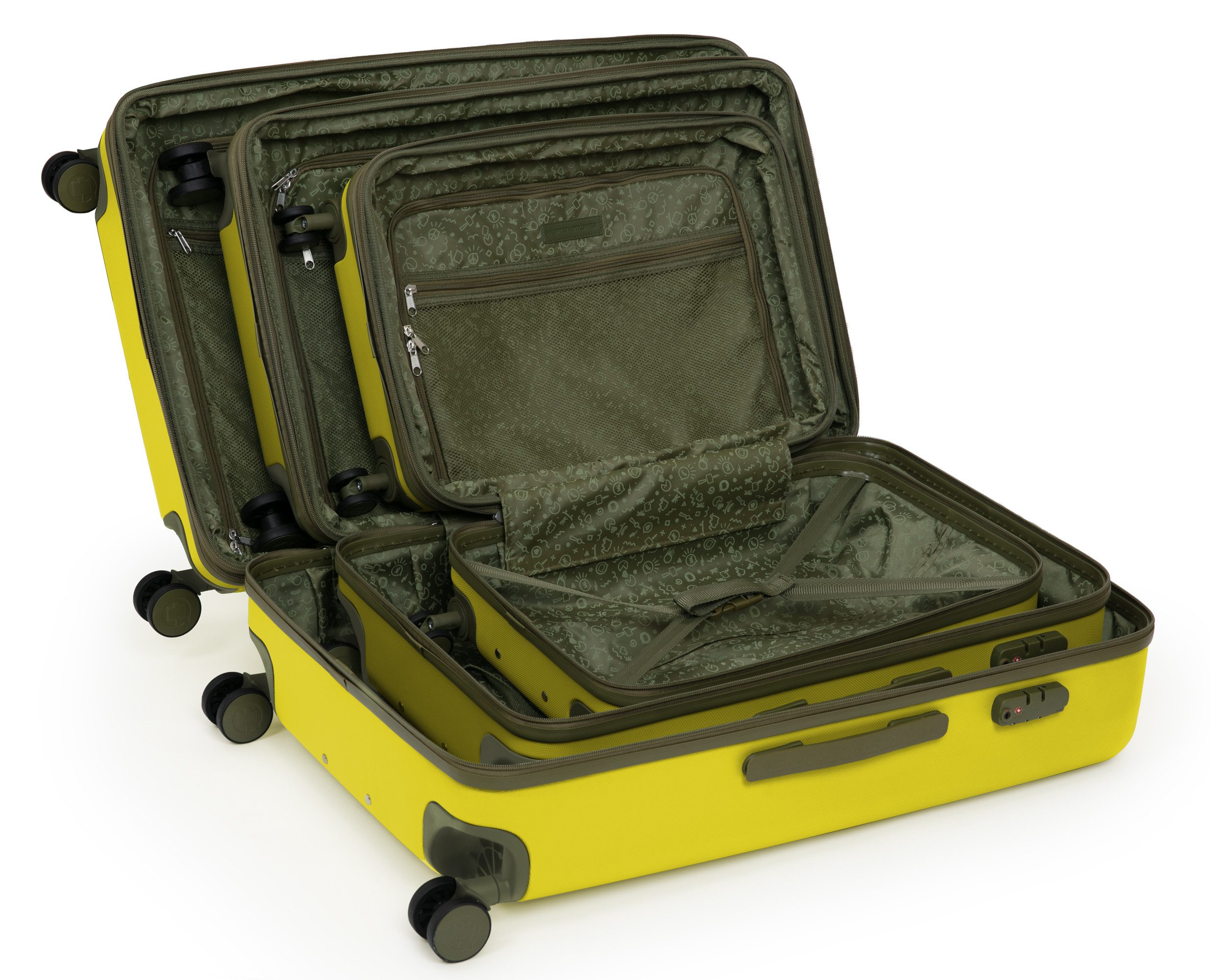 Hauptstadtkoffer Koffer Spree, 4 Rollen, Mittelgroßer Koffer Hartschale Trolley 65 cm, TSA, 74 L