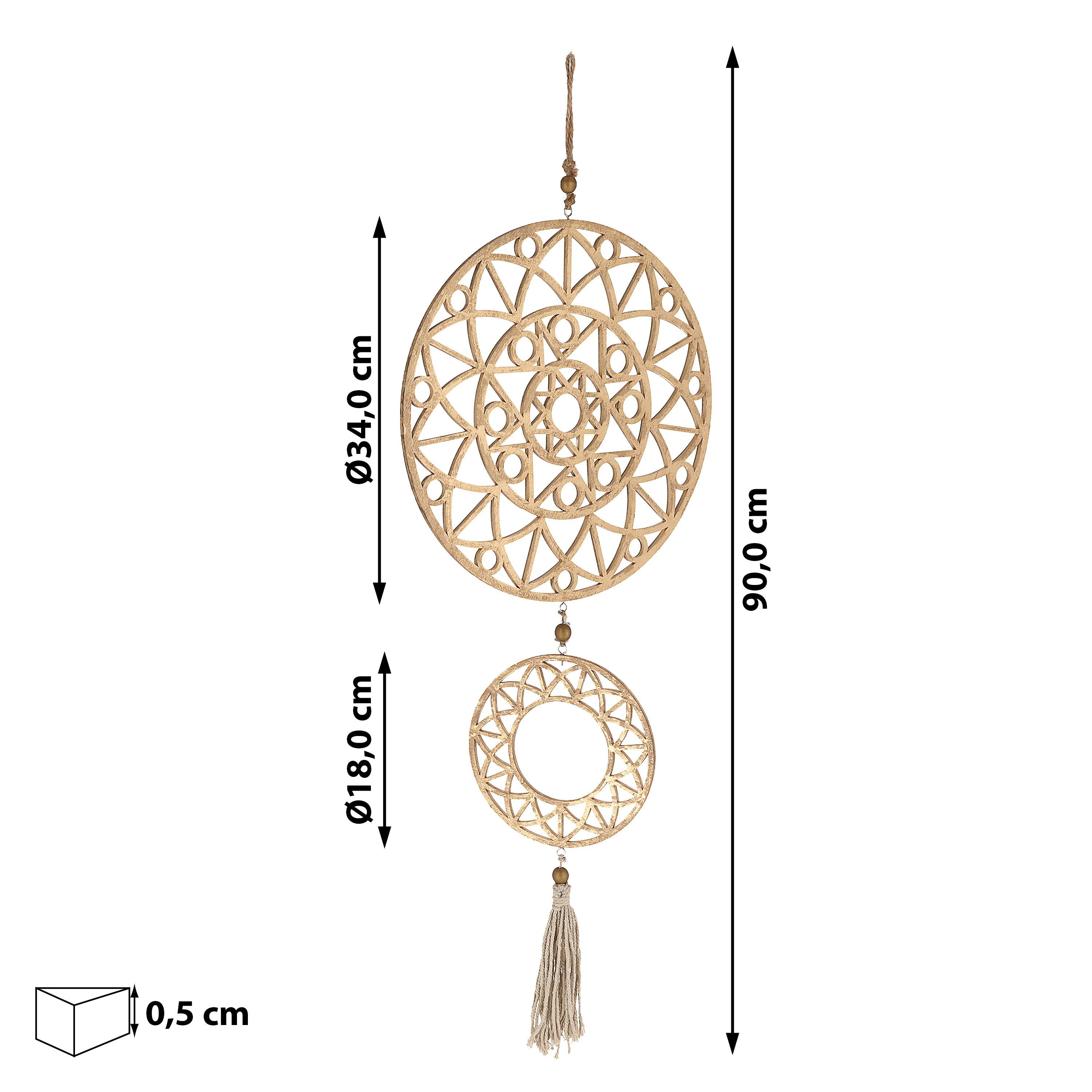 CEPEWA Wanddekoobjekt Wanddeko Ornament zum Aufhängen günstig online kaufen