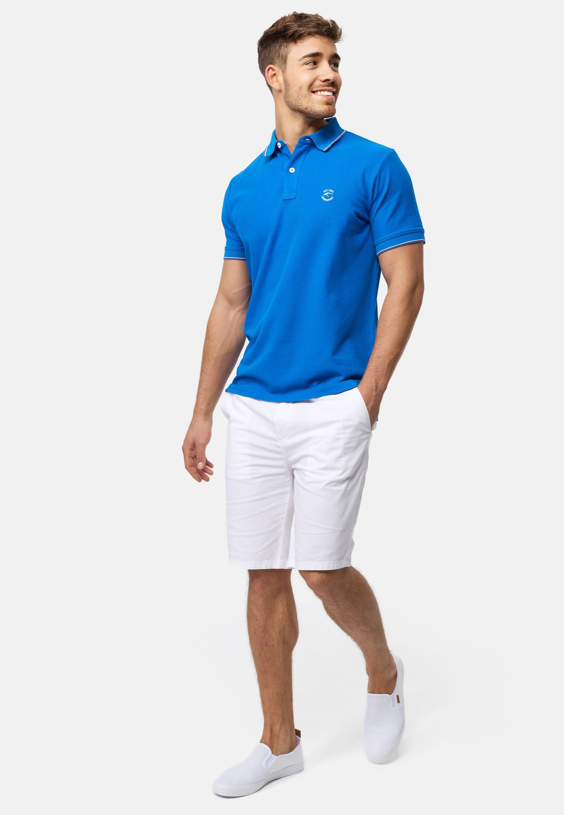 Indicode Poloshirt Herren Wallo Polo Shirt Herrenshirt 100% Baumwolle