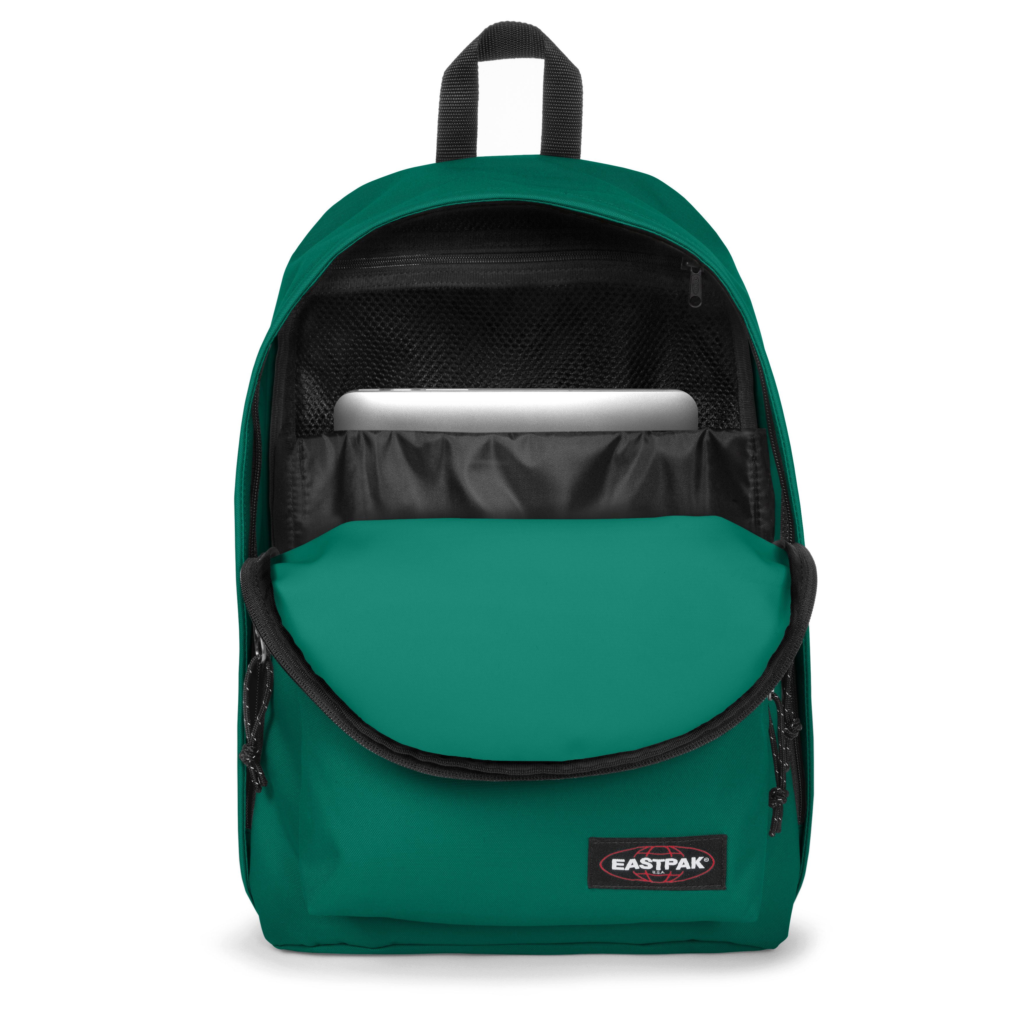 Eastpak Freizeitrucksack OUT OF OFFICE, Unisex Schulrucksack, Businessrucksack mit Logo-Aufnäher