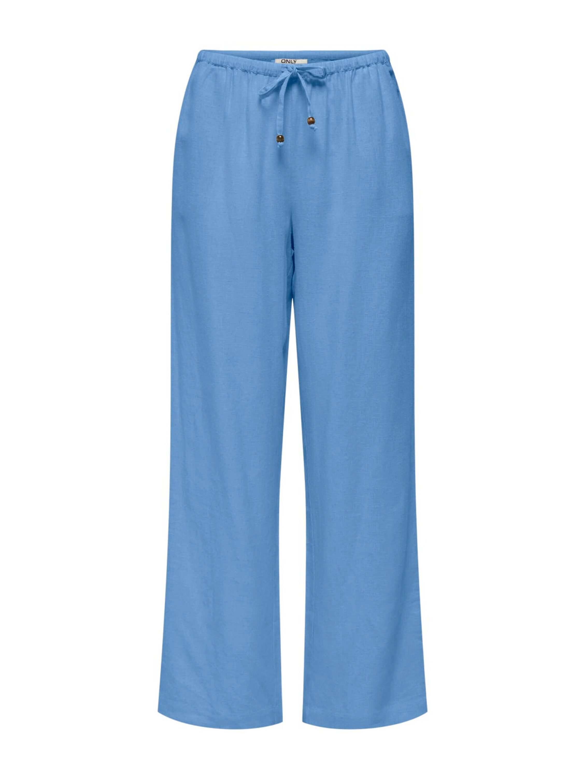 ONLY Leinenhose ONLBRUXELLES (8-tlg) Drapiert/gerafft