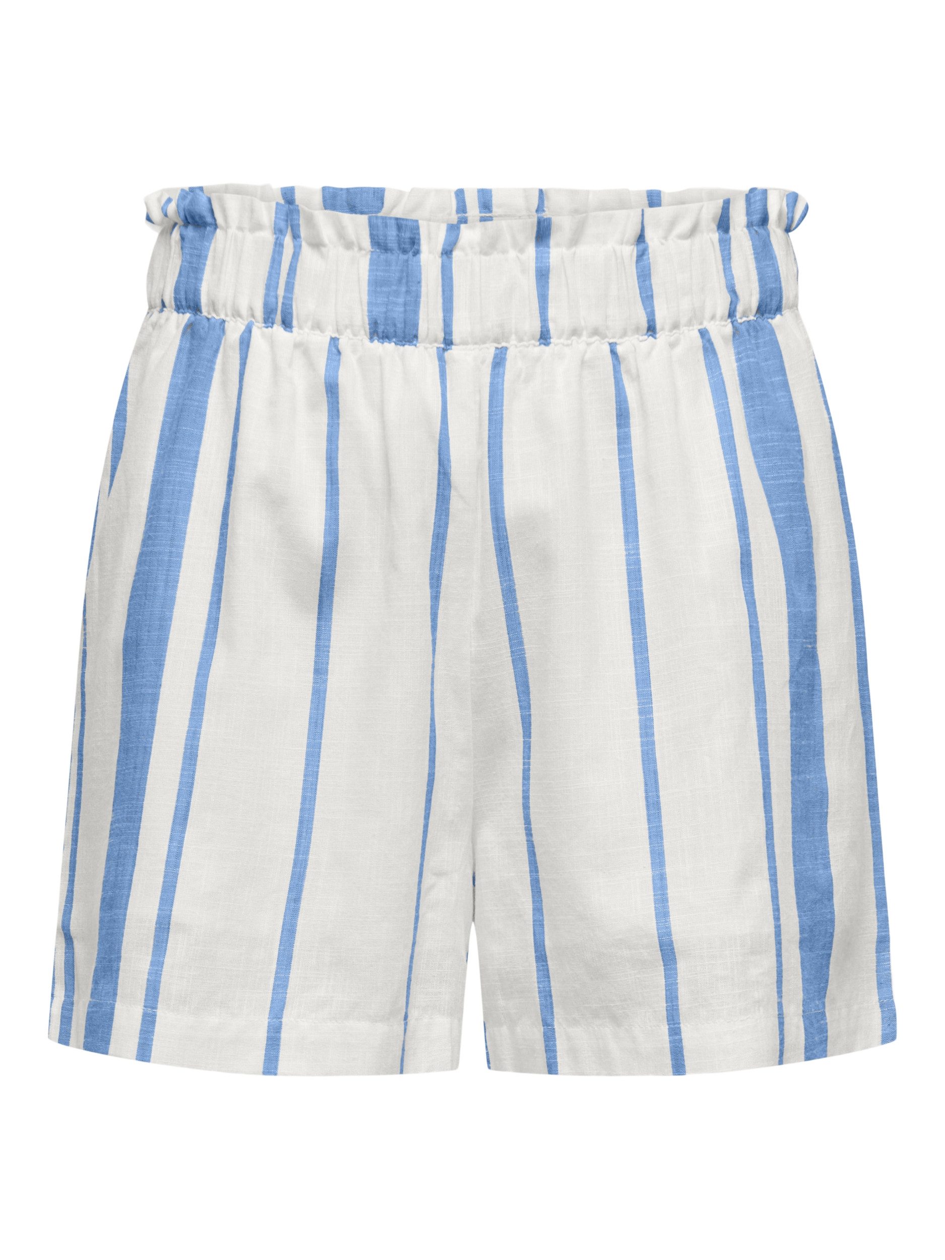 JDY Shorts JDYDORTHEA HW SHORTS WVN, Cloud Dancer/DELLA RUBBIA BLUE