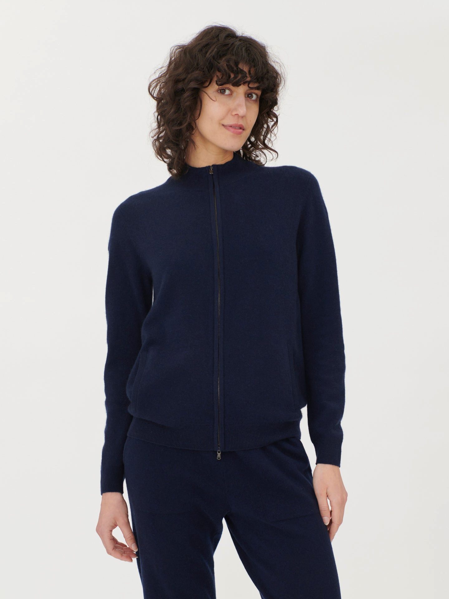 GOBI Cashmere Cardigan Kaschmirstrickjacke mit Reißverschluss günstig online kaufen