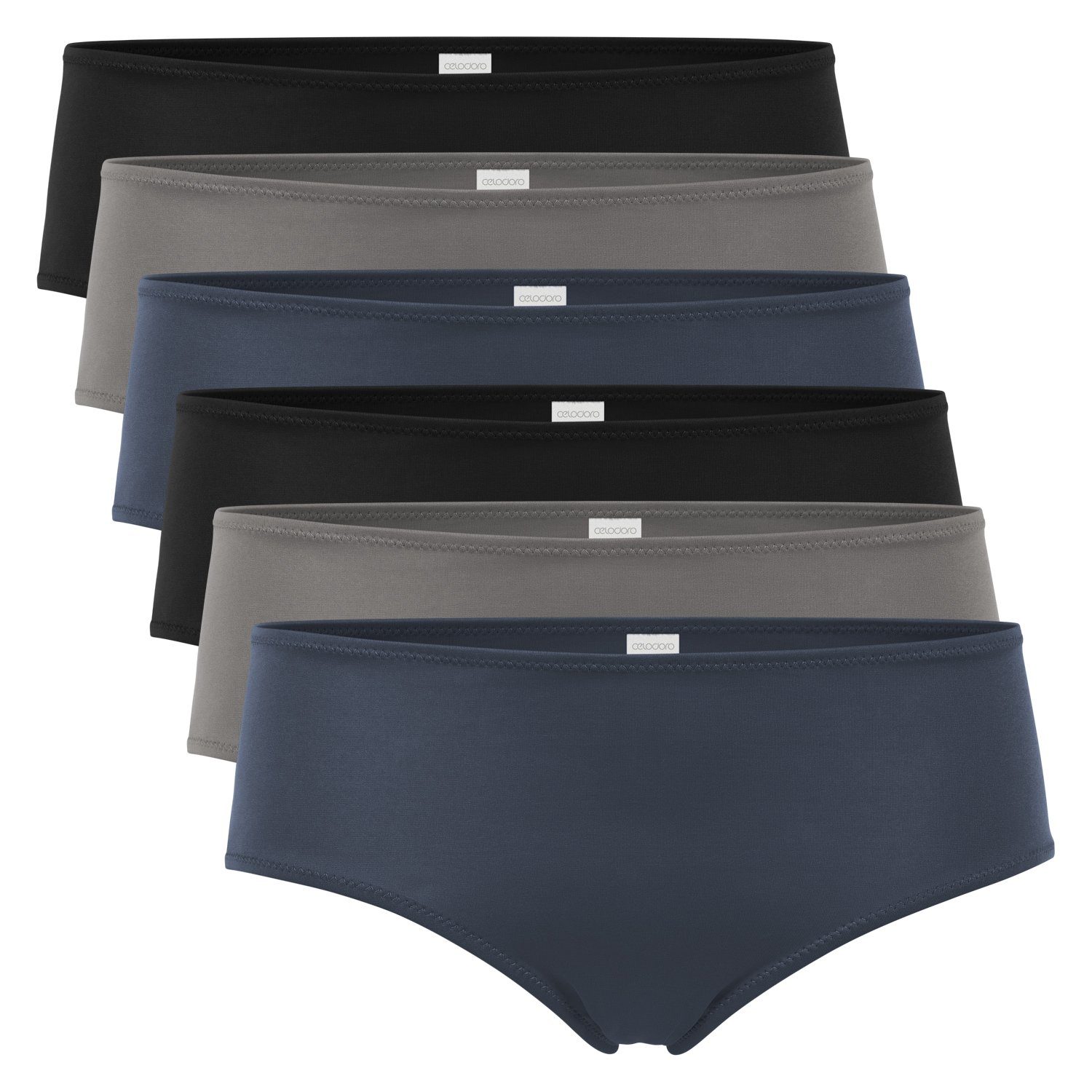 Hipster Dry-Fasern Panties Mix Damen celodoro (6er Quick Panty Panty Pack) aus
