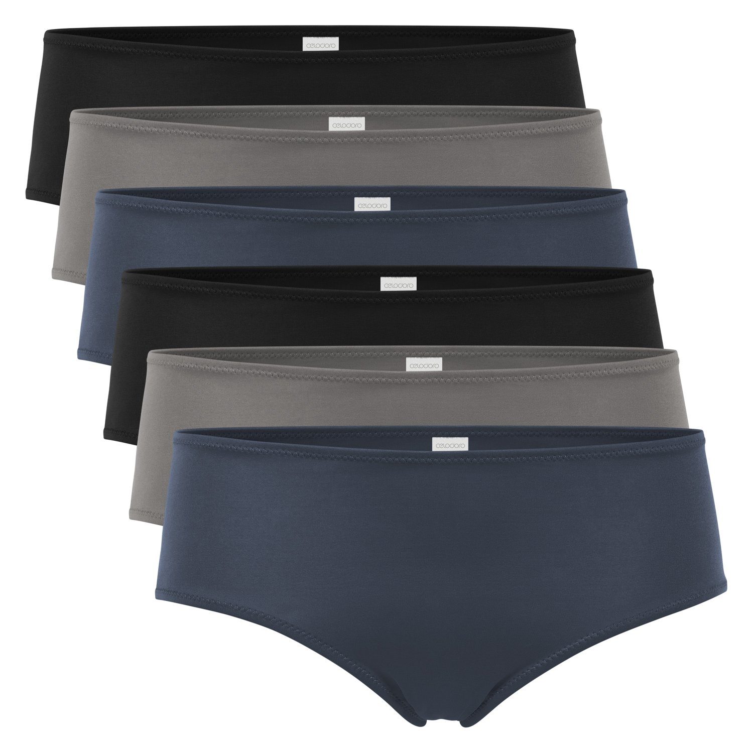 celodoro Panty Damen Panty Mix Dry-Fasern Hipster Panties Pack) Quick (6er aus