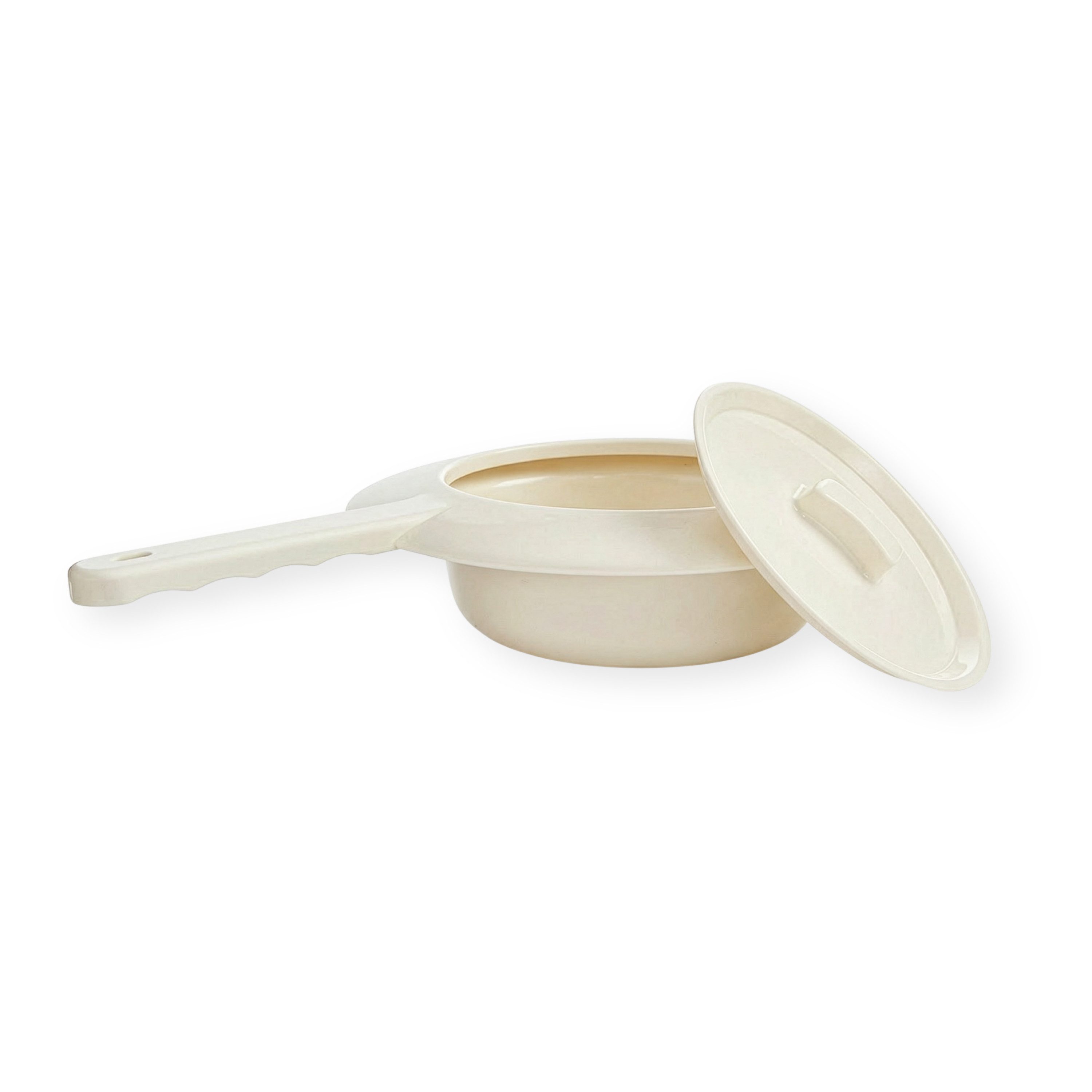 Medi-Inn CLASSIC Urinal Bettpfanne aus Kunststoff, mit Deckel, 1 Stück