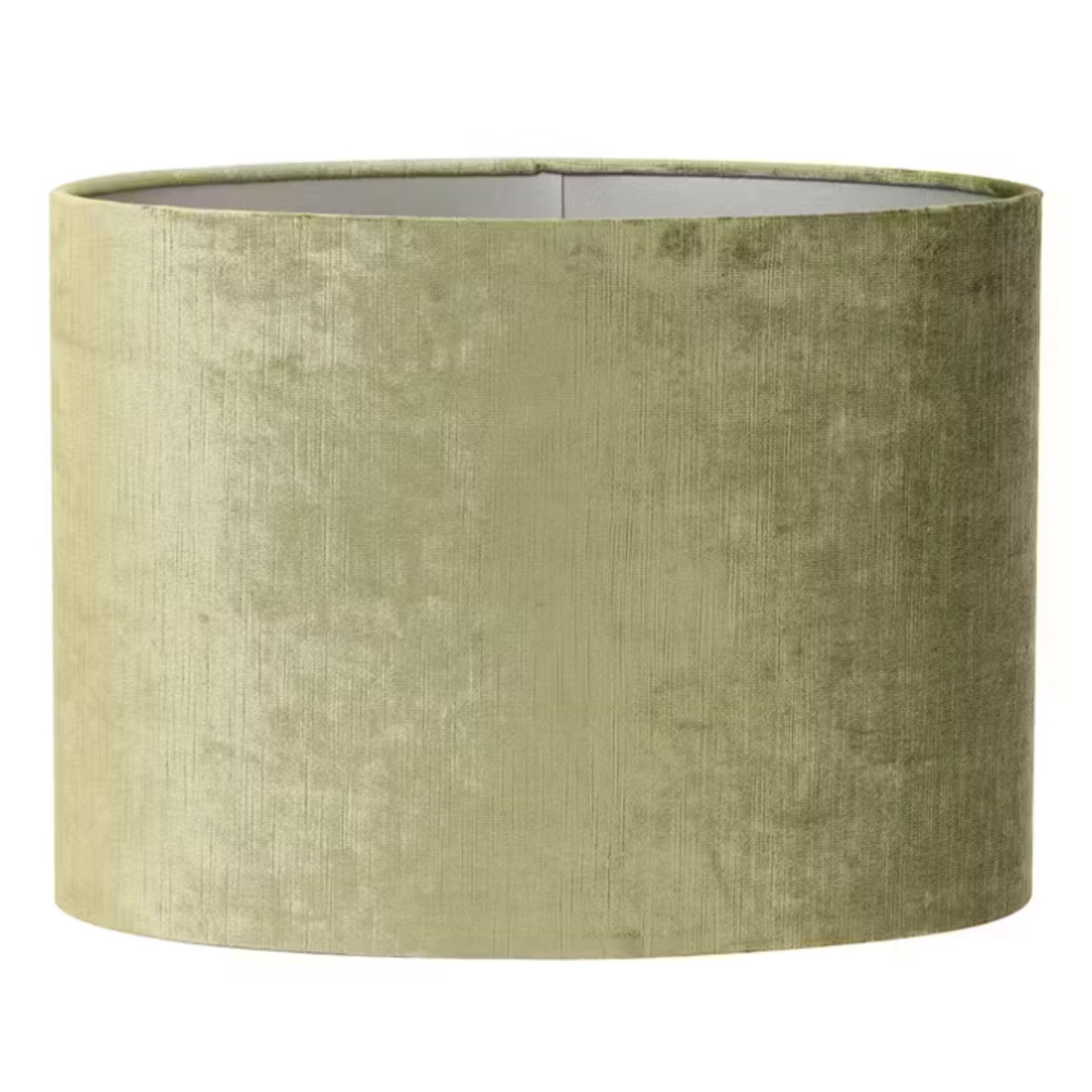 Light & Living Lampenschirm Lampenschirm Zylinder GEMSTONE Light & Living Samt Oliv 58x24x32 Oval