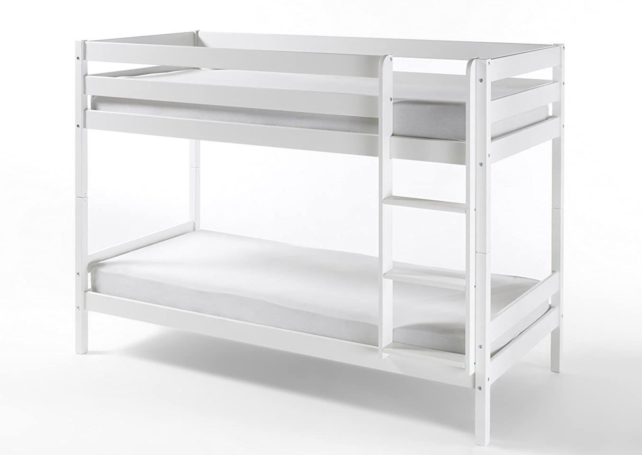 Weiss Etagenbett Kevin Teilbar Massiv Kinderbett Hochbett Etagenbett 90x200 cm Homeline