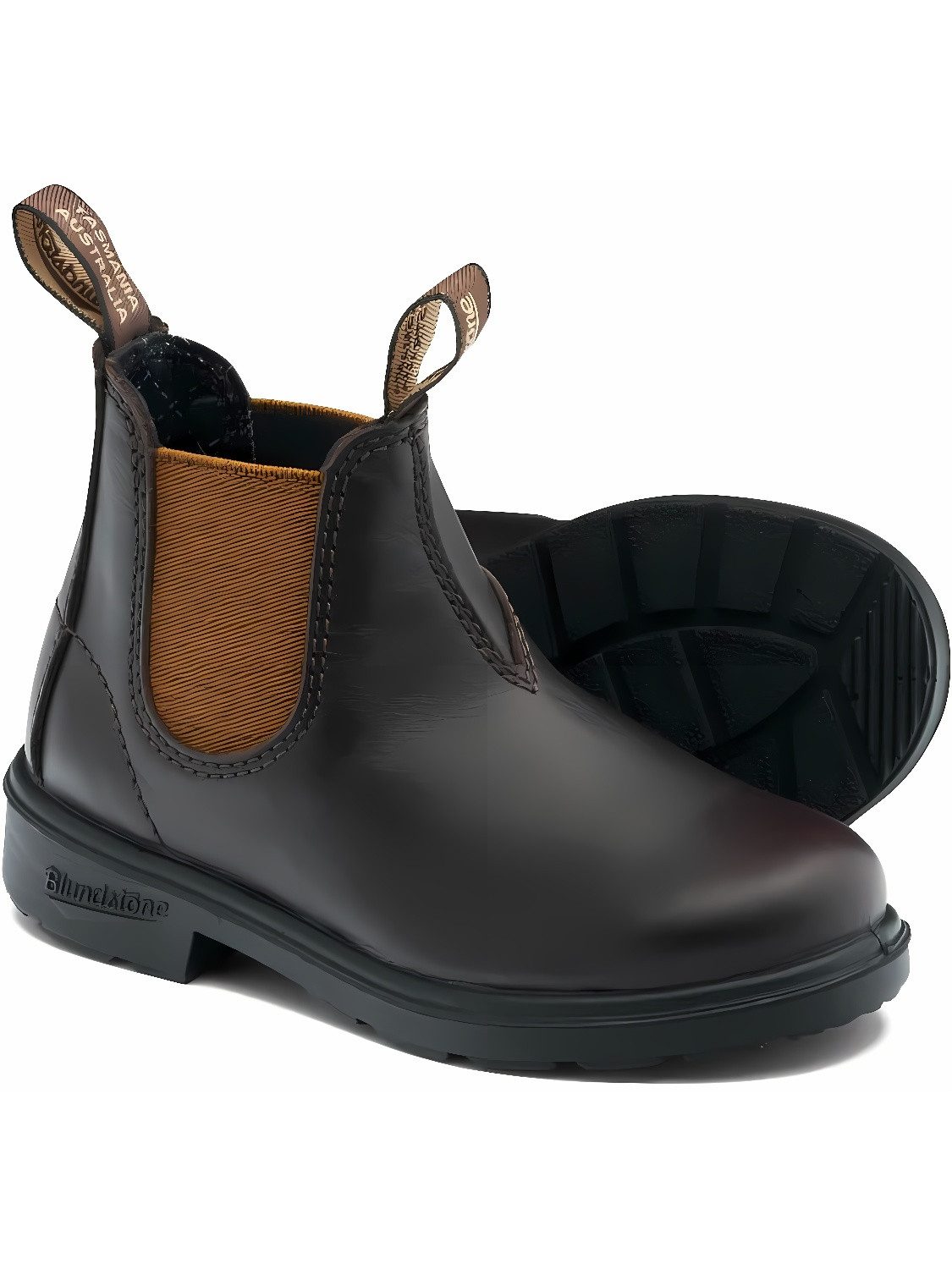 Blundstone 2591 Brown Leather with Toffee Elastic (Kids) Stiefel