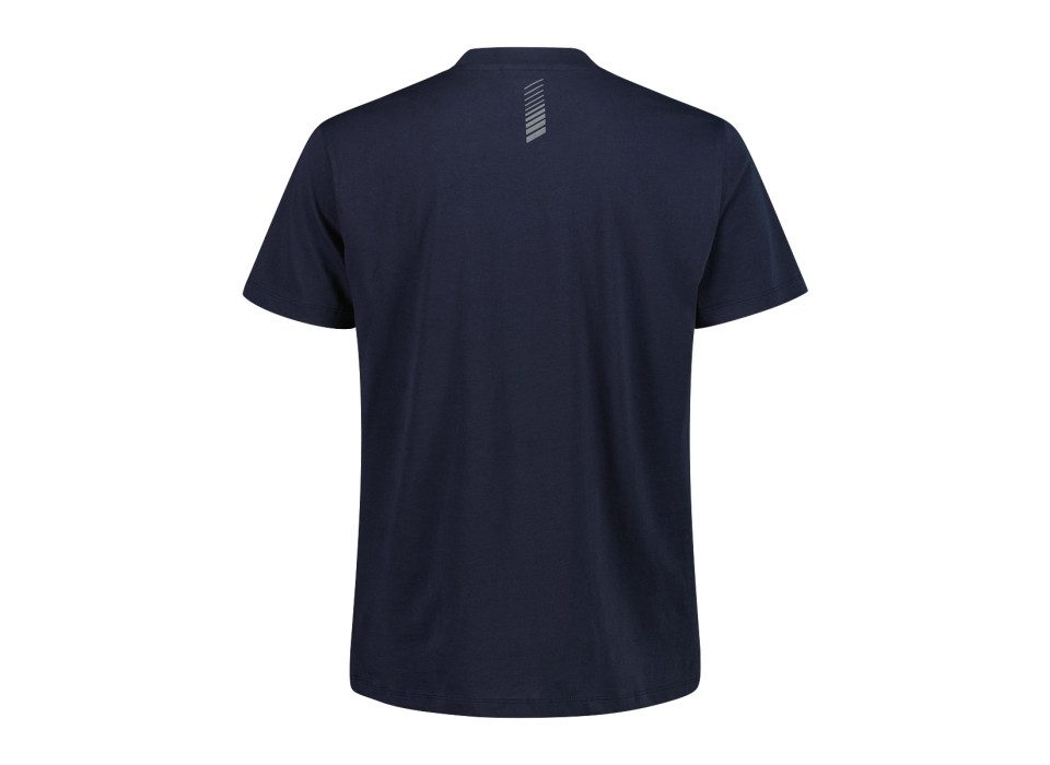 CMP Kurzarmshirt T-Shirt für Herren Bio-Baumwolle navy