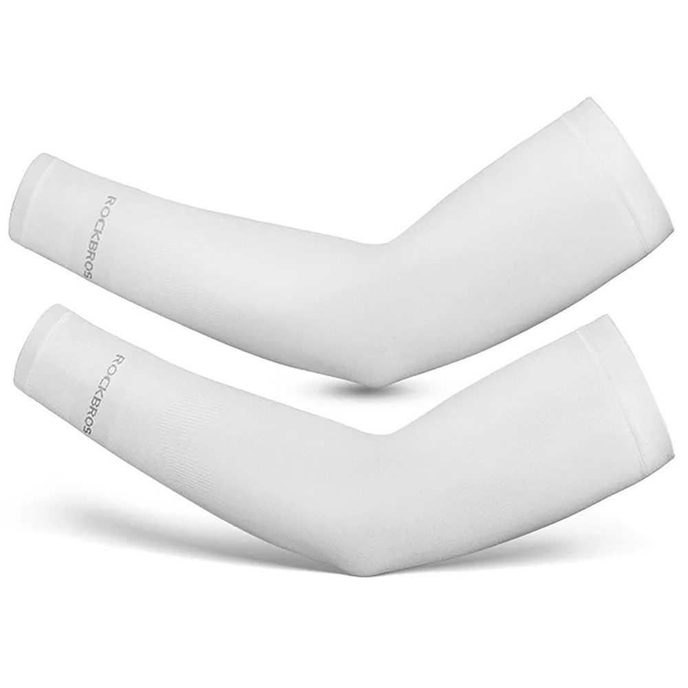 ROCKBROS Armlinge Armstulpen Sonnenschutz Radsportärmel (Spar-Set, 2-St., 37 cm lang elastisch) UPF50+ UV-Schutz, atmungsaktiv, elastisch, 2er-Set