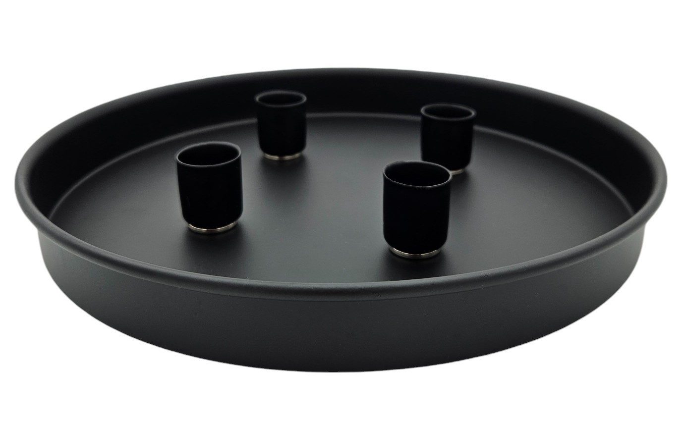 Meinposten Kerzentablett Kerzenteller Kerzentablett magnetische Kerzenhalte günstig online kaufen