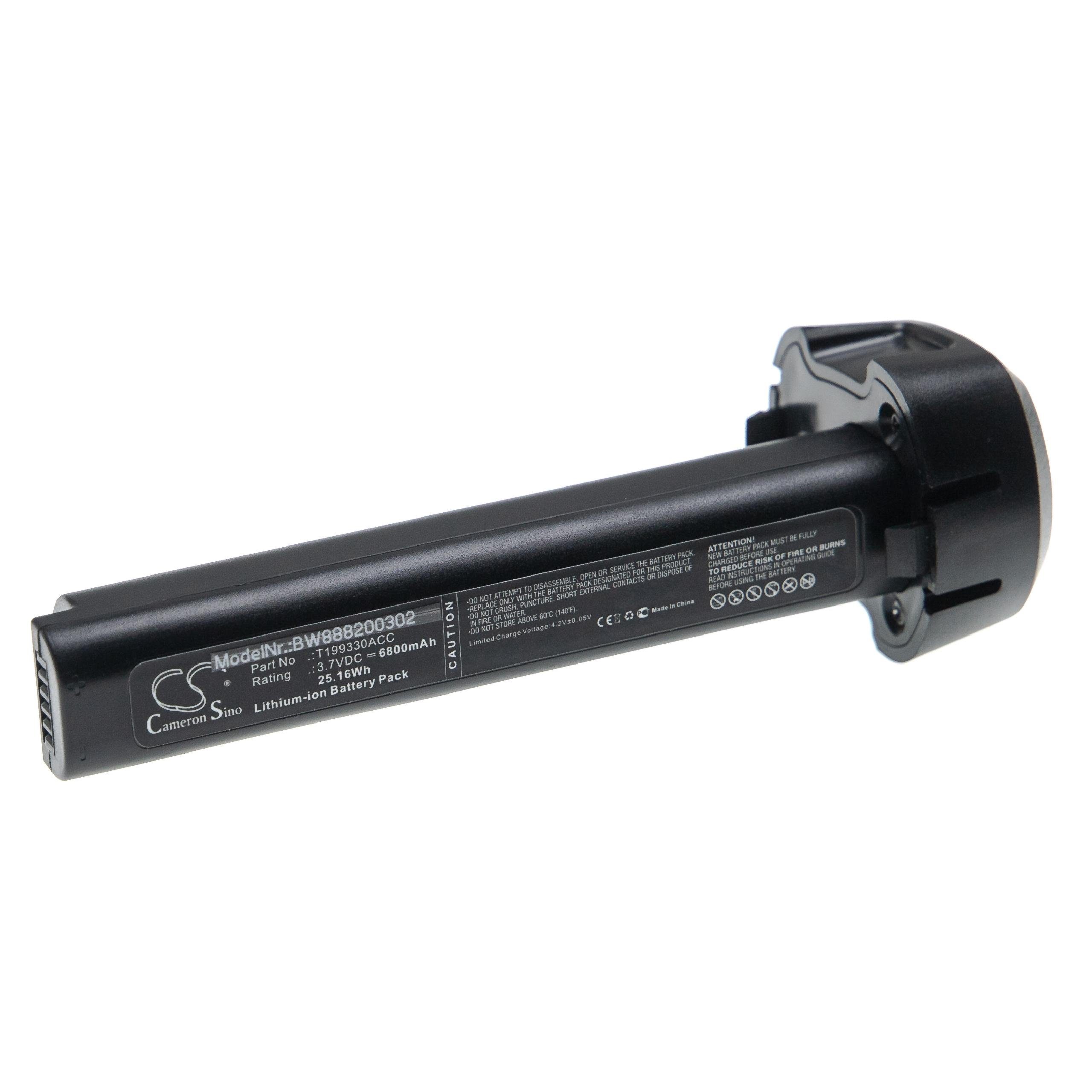 vhbw Ersatz für Flir T199330ACC für Akku Li-Ion 6800 mAh (3,7 V)