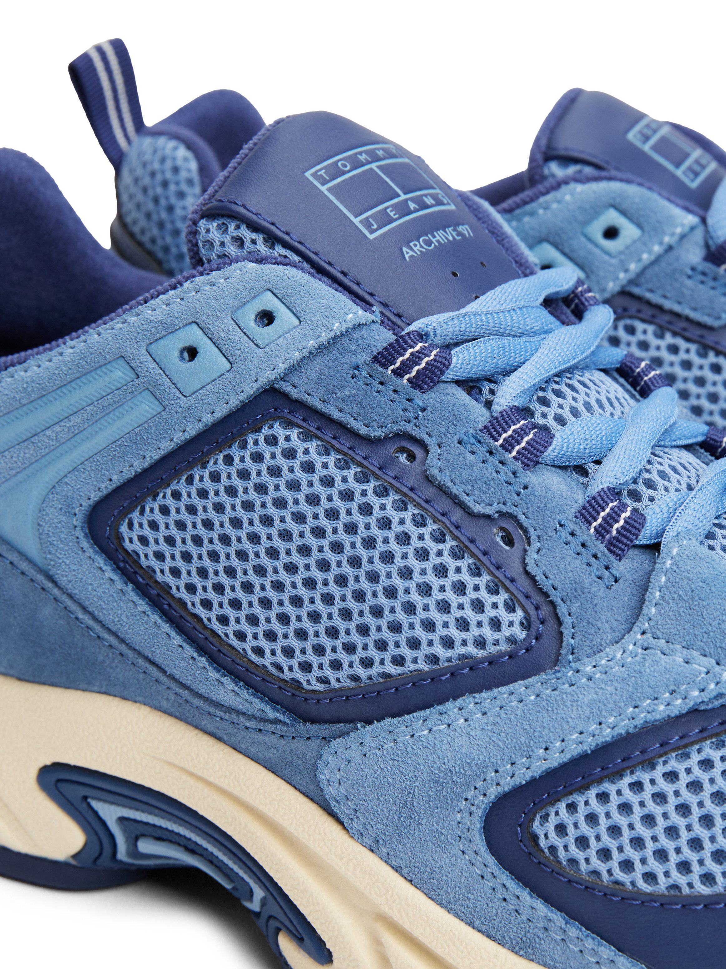 Tommy Jeans ARCHIVE'97 sneaker, casual shoe, low shoe, lace-up shoe in a lightweight material mix