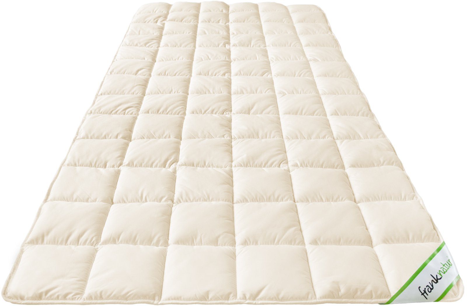 franknatur, Topper Auflage Lyocell / Tencel, Lyocell, Unterbett mit Lyocell-Füllung für ganzjährige Nutzung