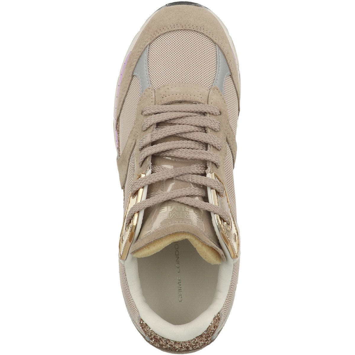 CRIME LONDON FUGITIVE Damen Sneaker Turnschuhe, Sportschuhe, Freizeitschuhe, Halbschuhe, Schnürschuhe