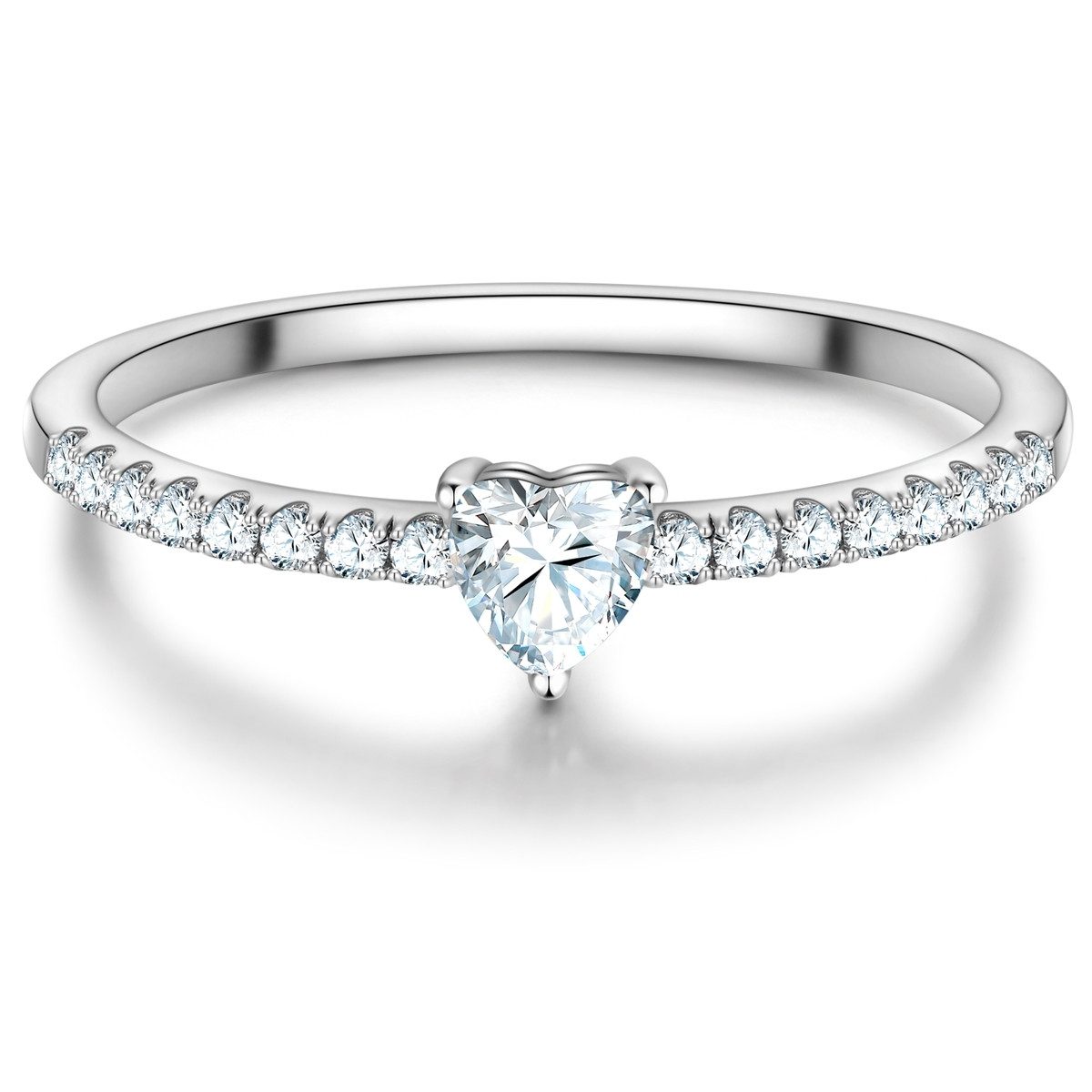 Trilani Silberring Herz silber günstig online kaufen