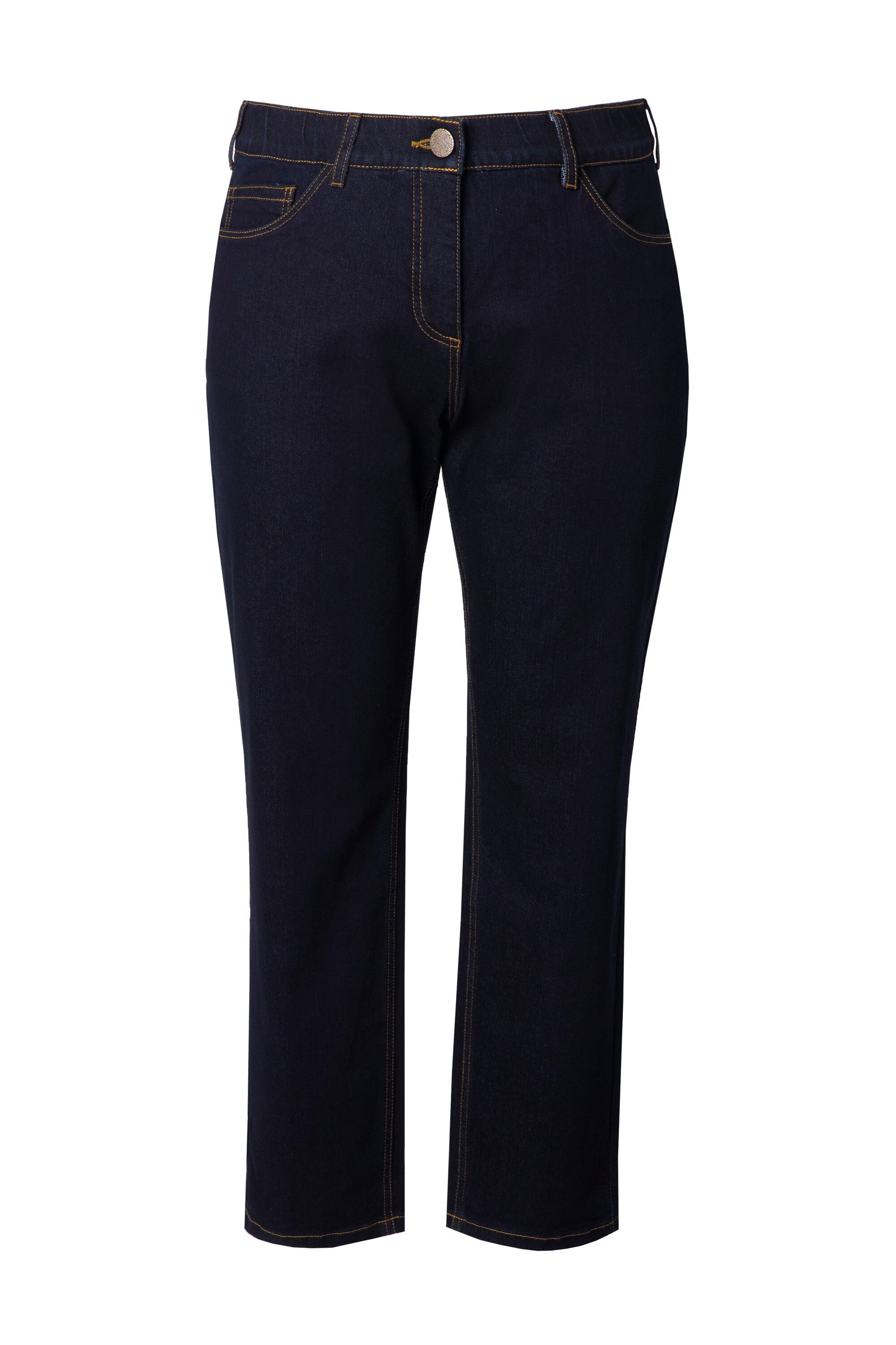 Ulla Popken Regular-fit-Jeans Boyfriend-Jeans 5-Pocket-Schnitt Komfortbund günstig online kaufen