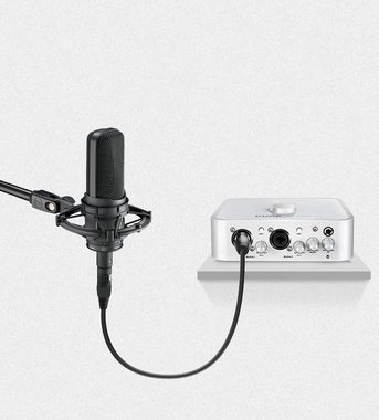 UGREEN Mikrofonkabel XLR Soundanlage weiblich - XLR männlich schwarz Audio-Kabel, (1 cm)