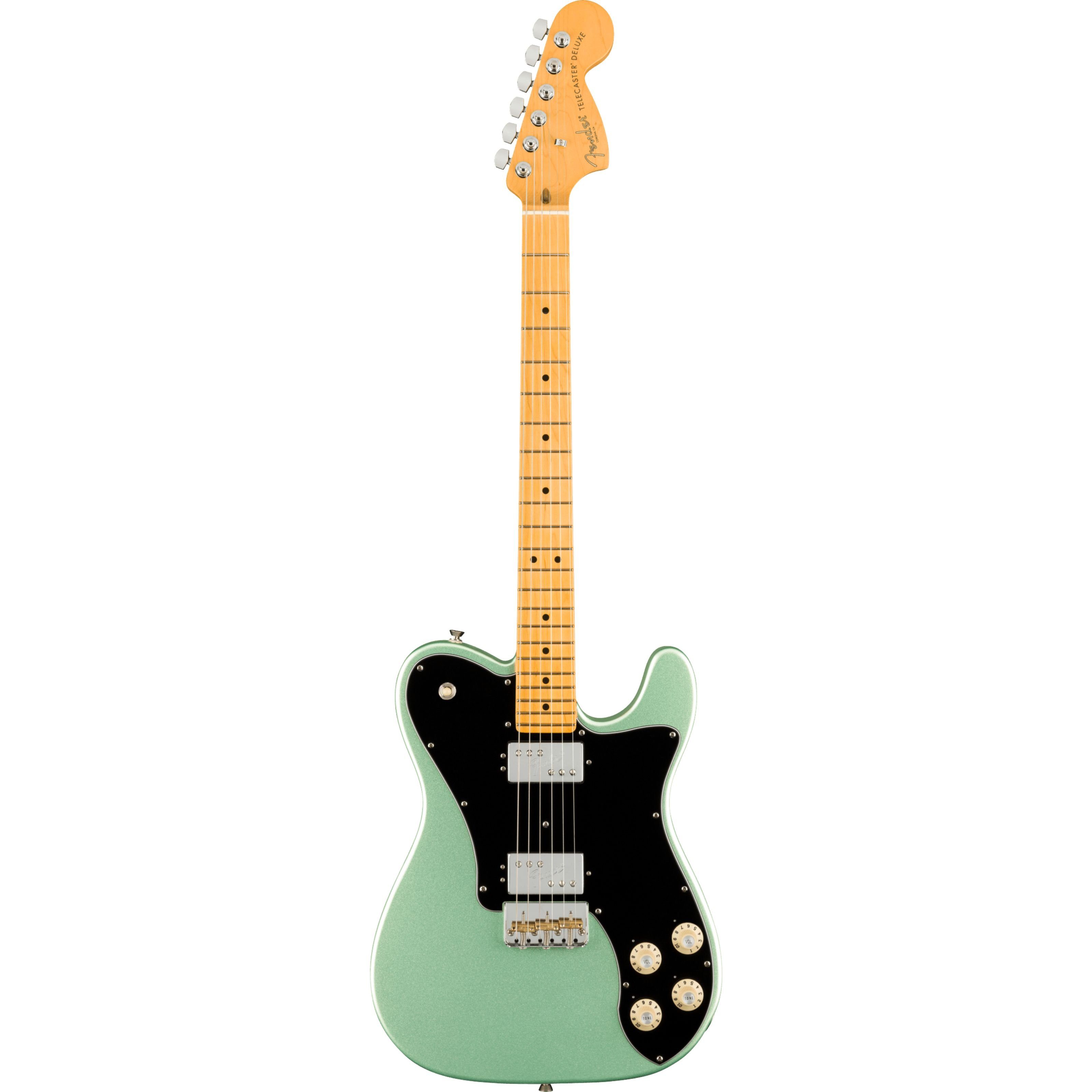 Fender E-Gitarre, Электрогитары, T-Modelle, American Professional II Telecaster Deluxe MN Mystic Surf Green -