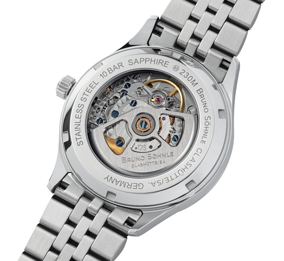 BRUNO SÖHNLE Automatikuhr Herrenuhr Glashütte Automatik Bruno Söhnle Turin "Bright Red" (2026), zeitlich limitiert auf 2026