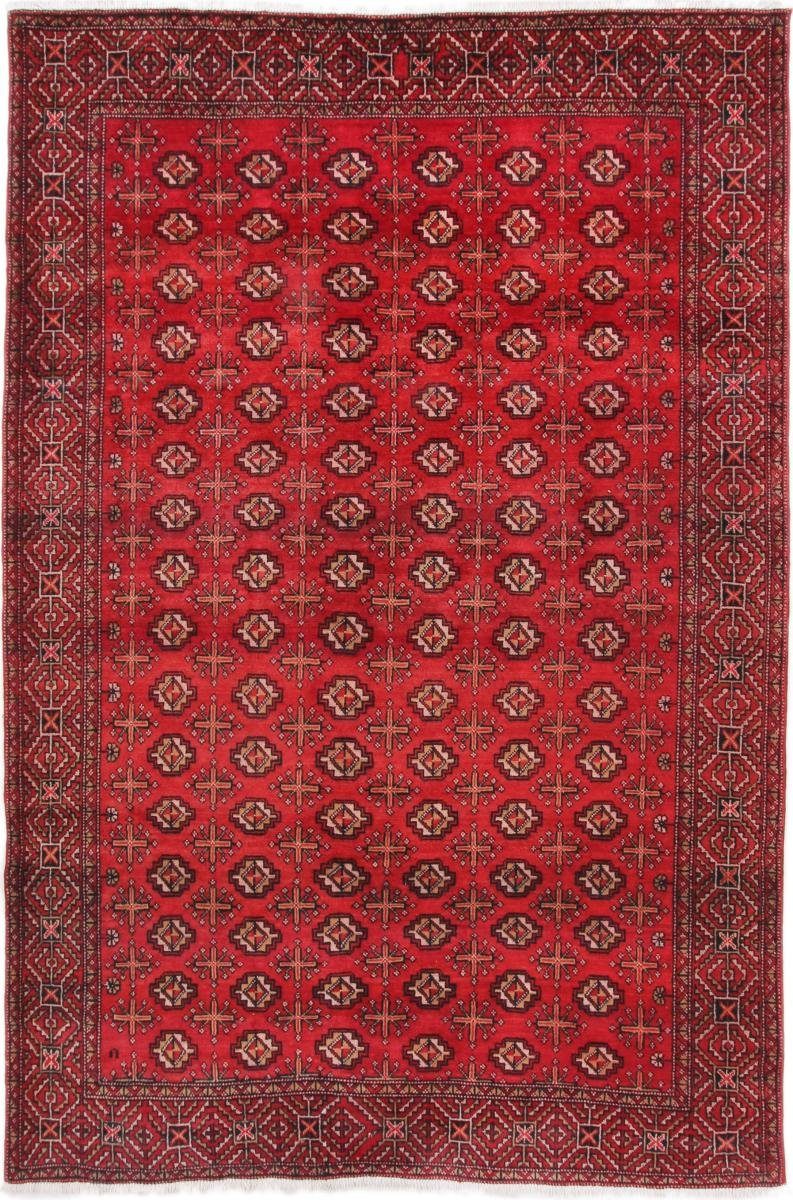 Orientteppich Turkaman 197x298 Handgeknüpfter Orientteppich / Perserteppich, Nain Trading, rechteckig, Höhe: 6 mm