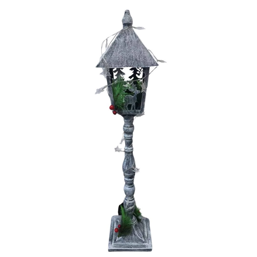 abc HOME LED Laterne Laterne Weihnachten, LEDs, 2 Varianten, Batteriebetrieben, 76 cm H, LED fest integriert, Warmweiß