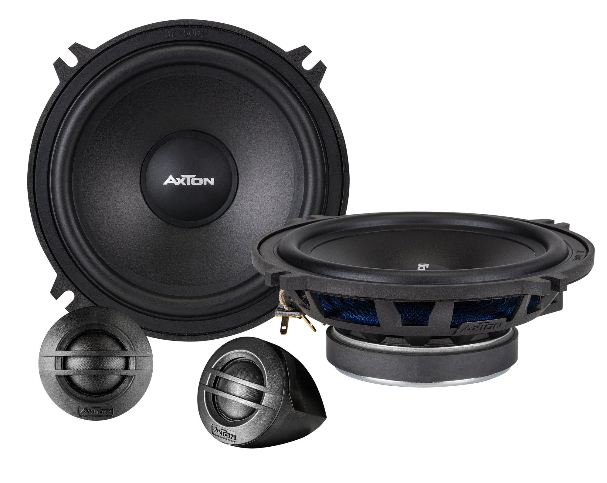 Axton ATC130S-DVC 2-Wege Lautsprecher System mit Doppelschwingspule für LKW Auto-Lautsprecher (70 W, 13 cm)