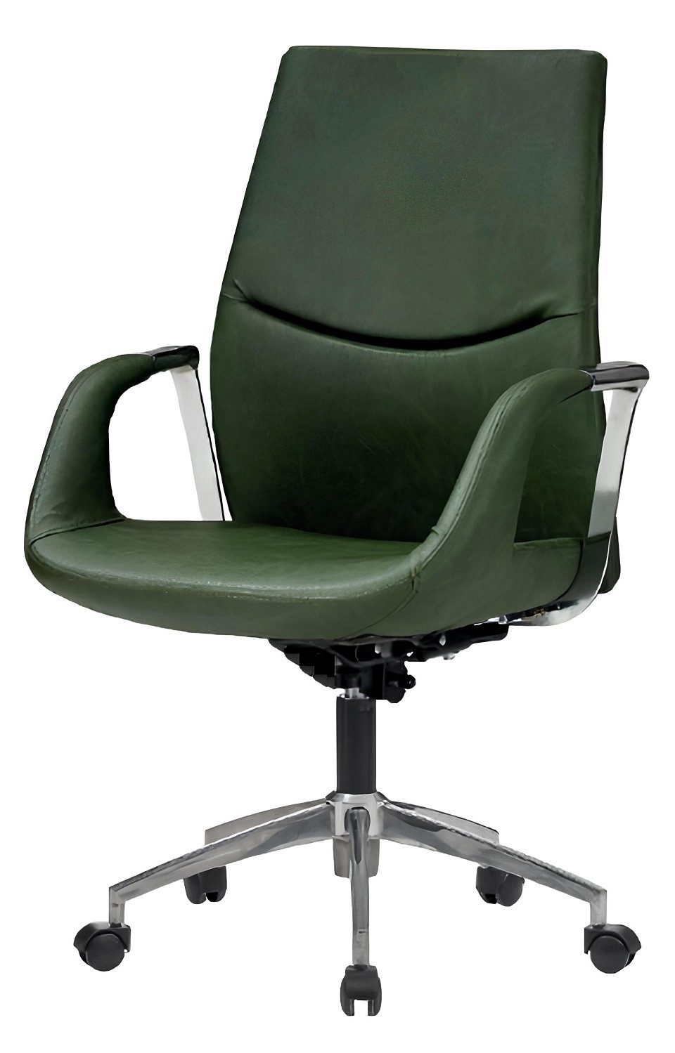 Xlmoebel Bürostuhl Eleganter Chefdrehstuhl mit verstellbarer Sitzhöhe und Armlehnen (Sessel, 1 St), Hergestellt in Europa