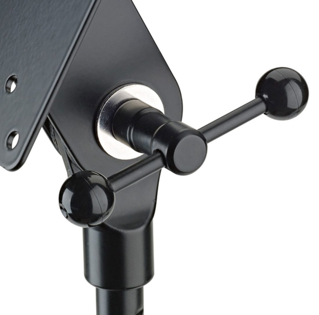 König & Meyer K&M 19685 Bildschirm-Adapter mit Mikrofonständer Stativhalterung (mit Mikrofonständer)