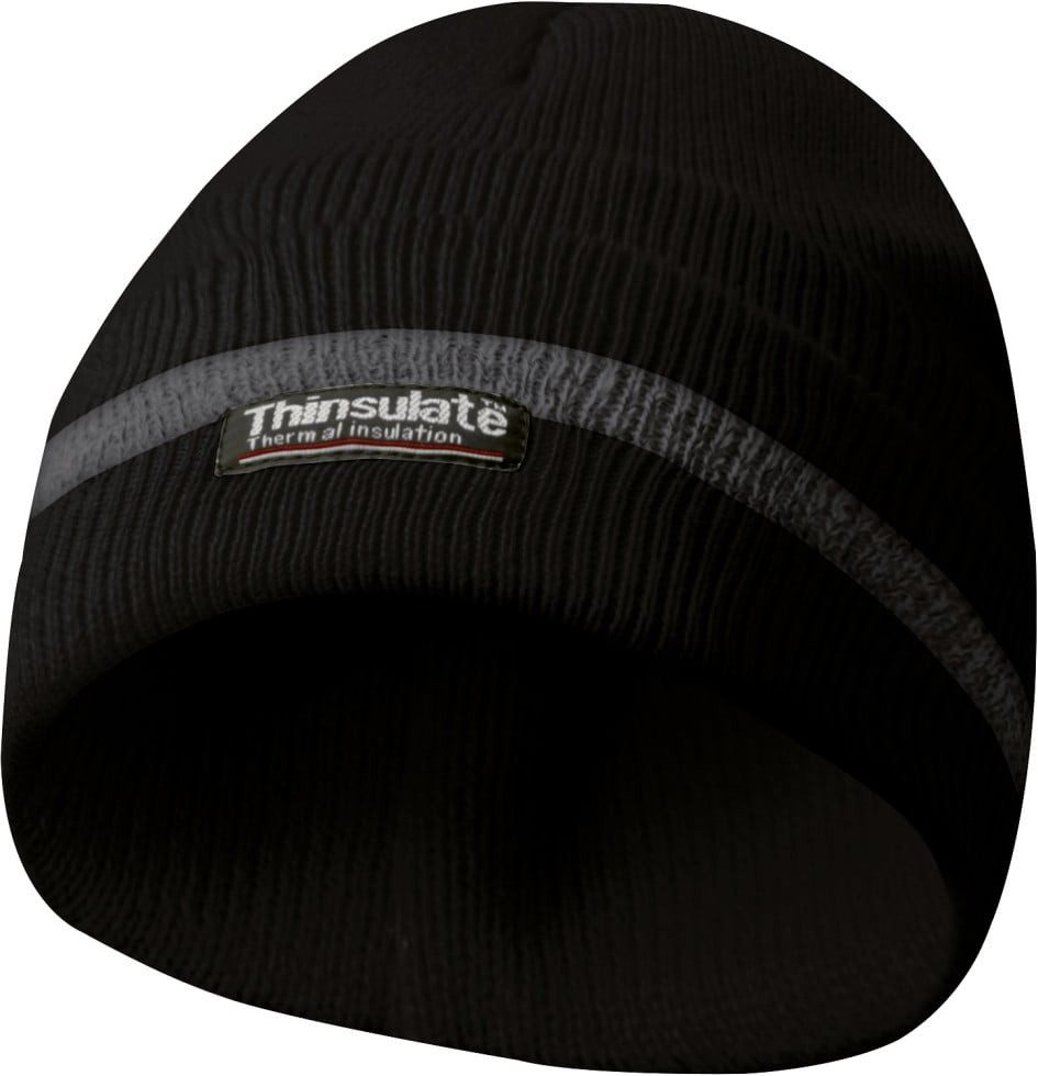 Gebol Beanie Gebol Mütze mit Reflektionsstreifen schwarz günstig online kaufen