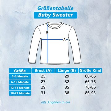 G-graphics Longsleeve Mein Onkel ist der Beste Baby Sweater, Baby Longsleeve T, mit Spruch / Sprüche, mit Print / Aufdruck, Geschenk zu jedem Anlass