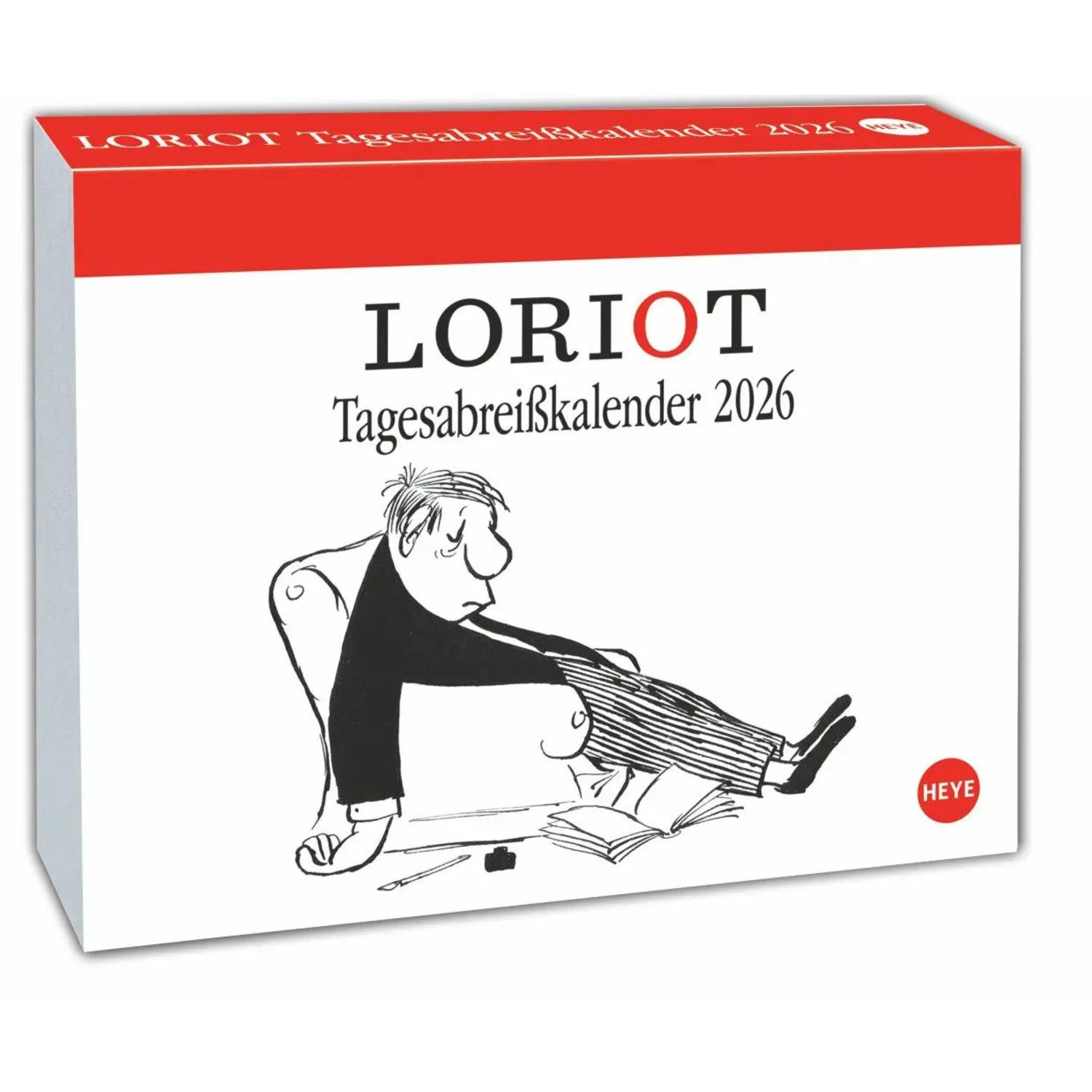 HEYE Abreißkalender Loriot Tagesabreißkalender 2026