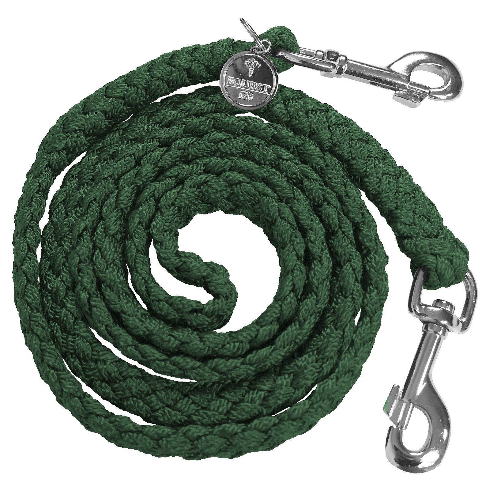 EQuest Поводья Reitzügel Ultimo für Pferde - Farbe: Bottle Green, 100% Polypropylen