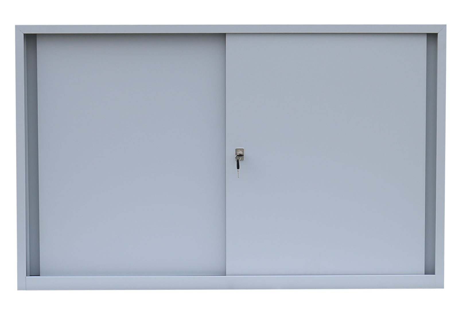 Steelboxx Schiebetürenschrank Sideboard Schwebetürenschrank Aktenschrank 75x120x45cm (1-St) Komplett verschweißt und montiert - keine Montage erforderlich