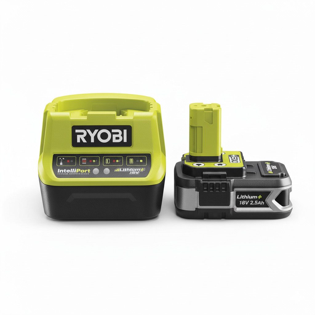 RYOBI Ryobi RC18120-125 Set Akku 18V 2,5 Ah + Ladegerät ONE+ Akku-Set (1 St)