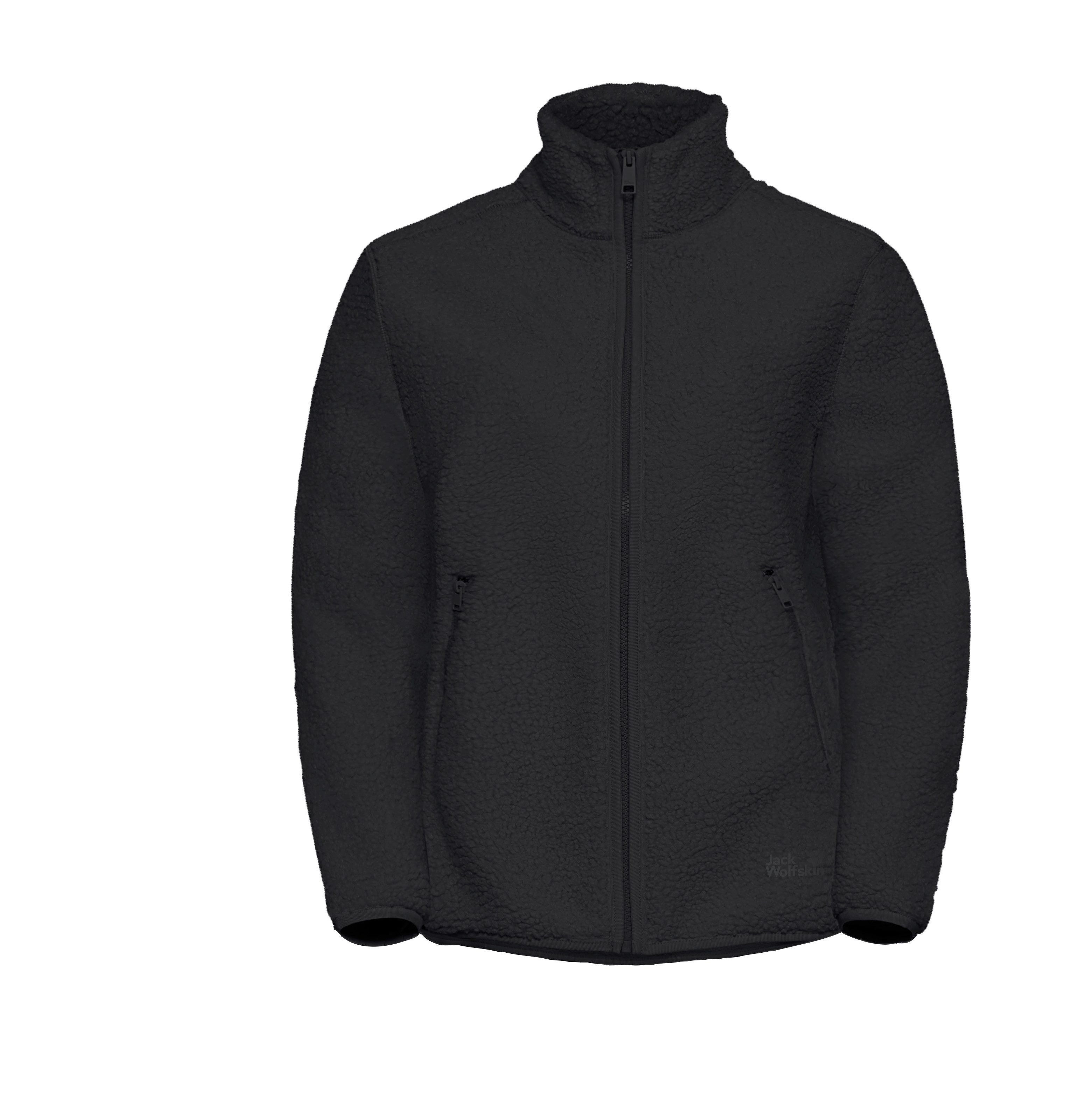 Jack Wolfskin Fleecejacke HIGH CURL JKT W mit durchgehendem Reißverschluss, aus Sherpa Fleece, atmungsaktiv
