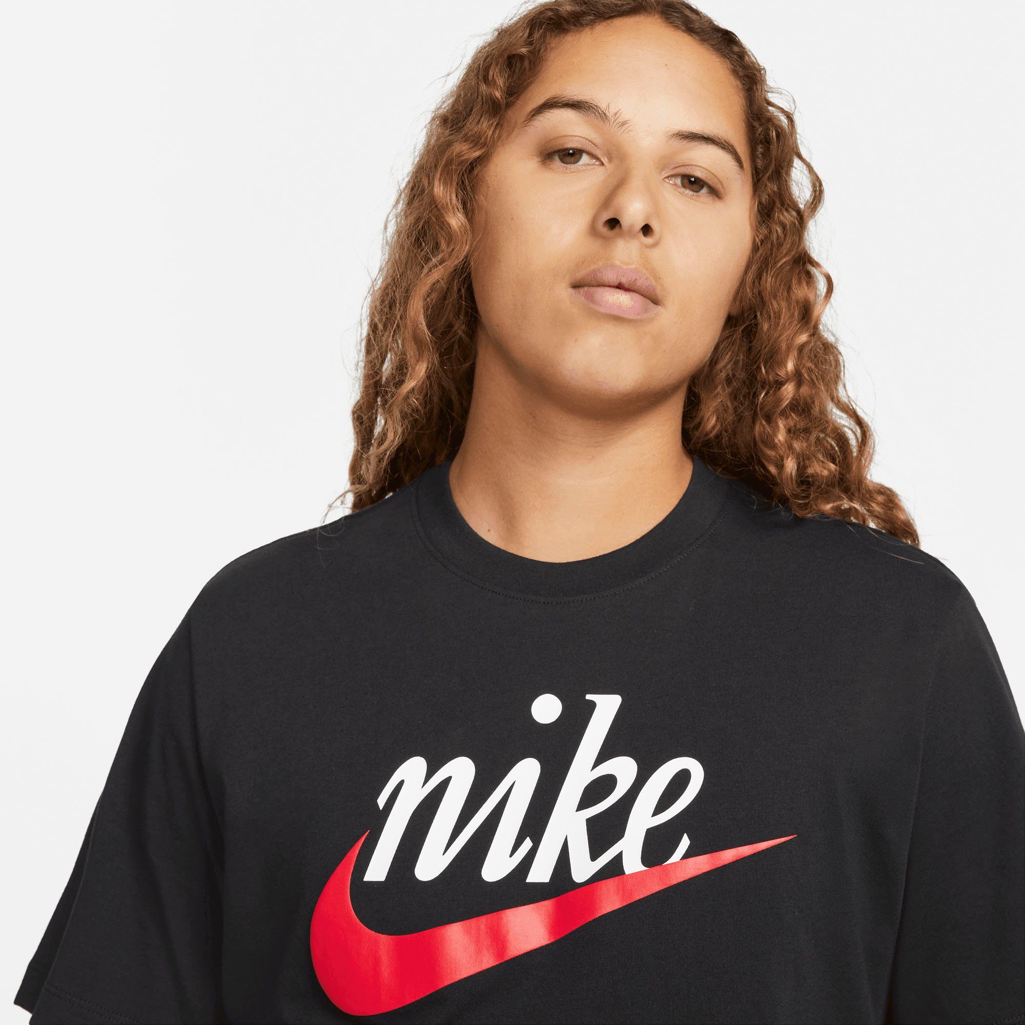 T-Shirt Nike Men's BLACK T-Shirt Sportswear