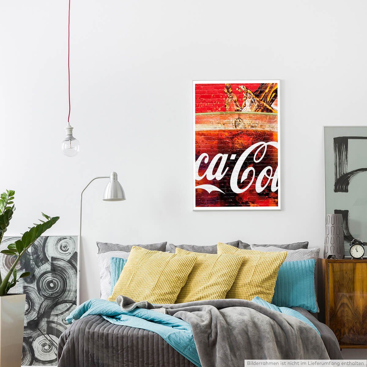 Sinus Art Poster Digitale Grafik 60x90cm Poster Coca Cola Werbung in Atlanta USA