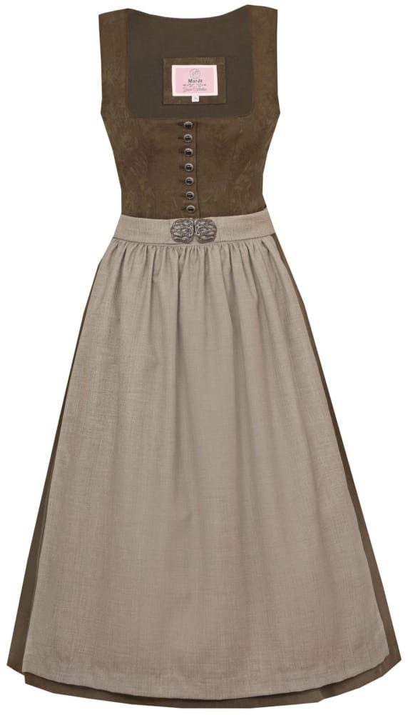 MarJo Dirndl Dirndl Untersteinach 75cm Länge waldgrün