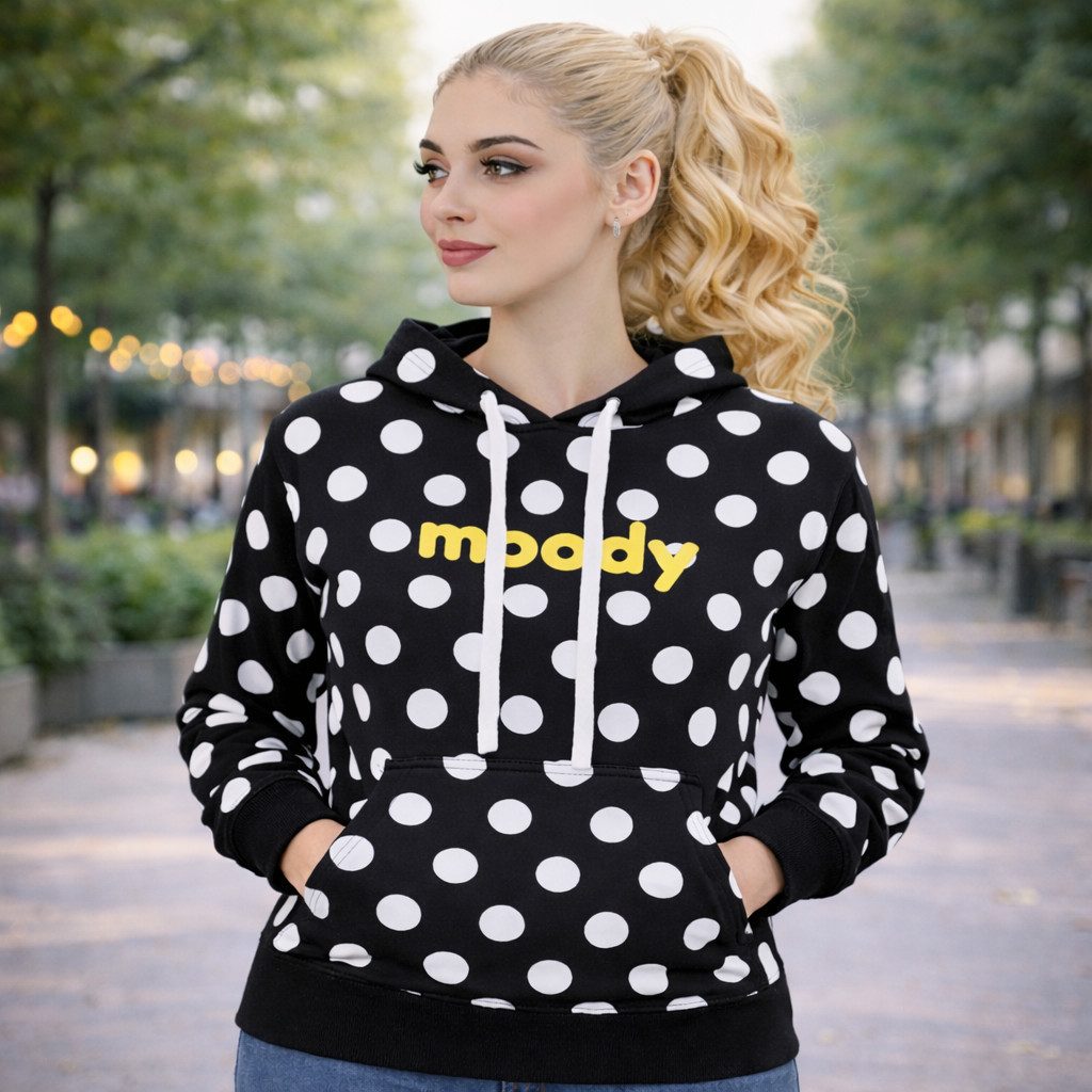 NexGenOutfits Fleecepullover Damen Fleece Kapuzenpullover Pulli Sweatjacke günstig online kaufen