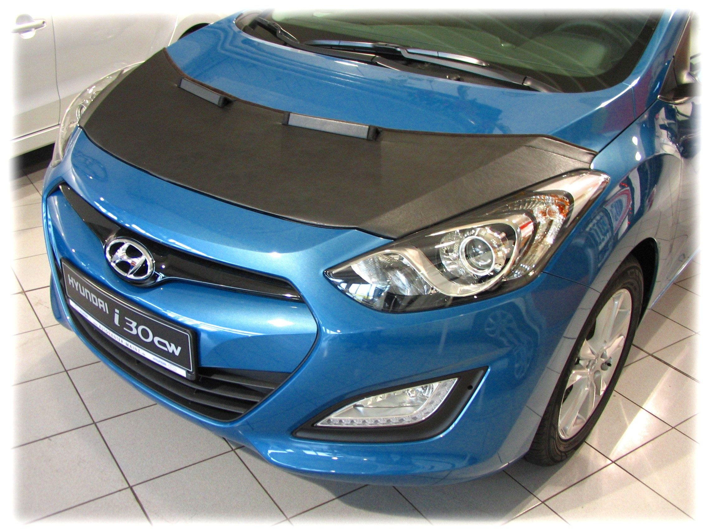 auto-bra Autoplane Steinschlagschutz kompatibel mit Hyundai i30 11-17 Haubenbra Bra
