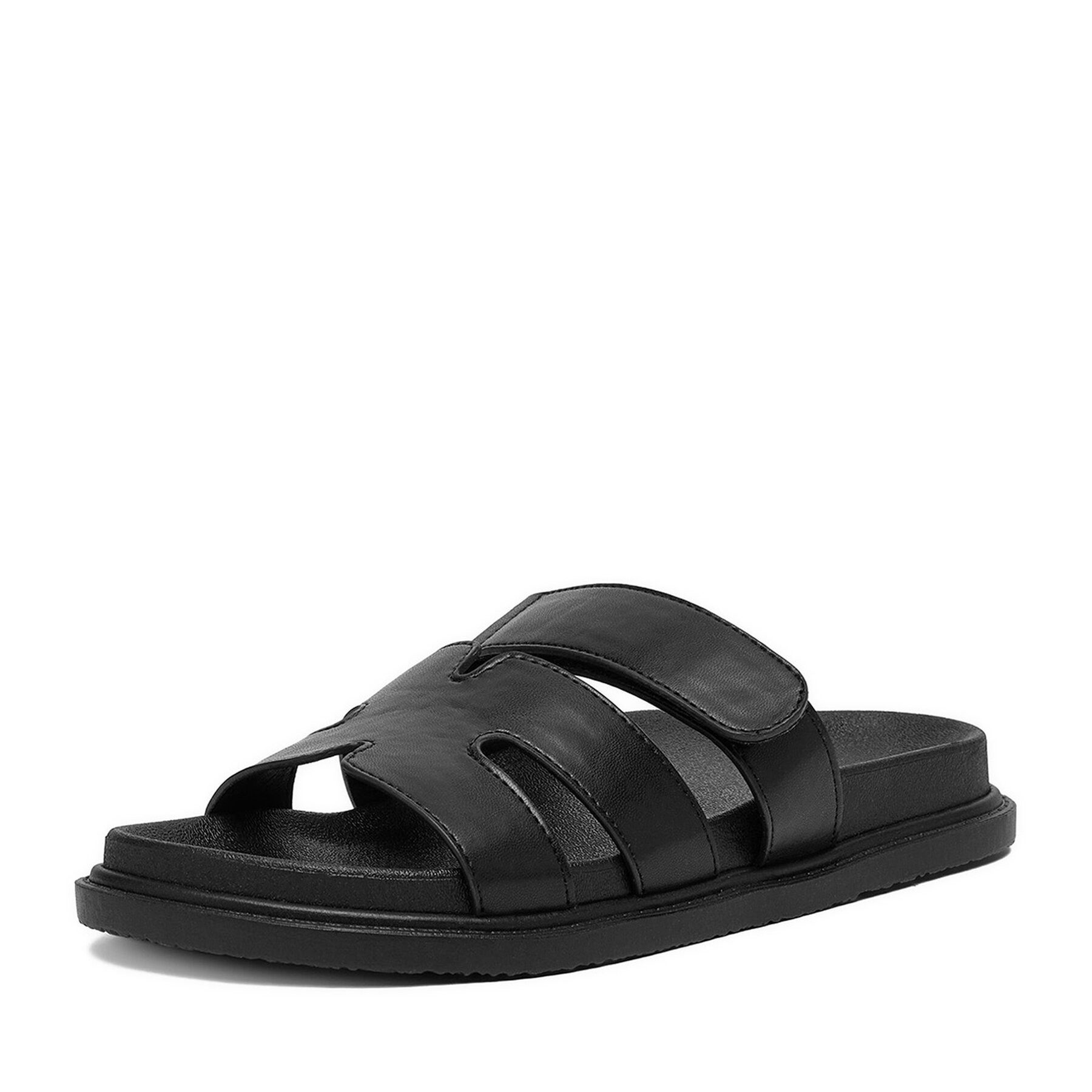 Jenny Jenny Damen-Flip-Flops, Schwarz Badepantolette